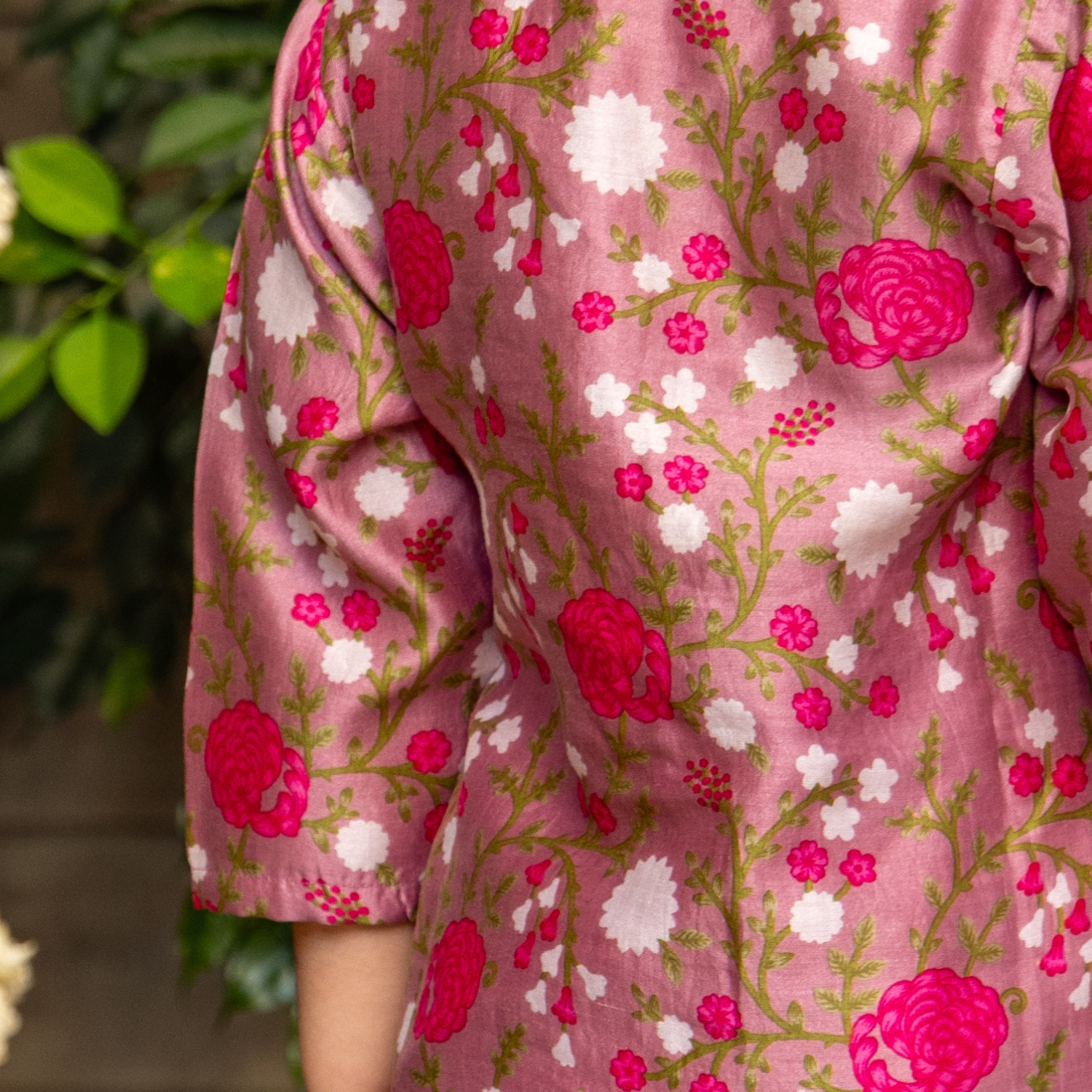 Chanderi Silk | Button Down Kurta with Salwar Set| Festive Wear