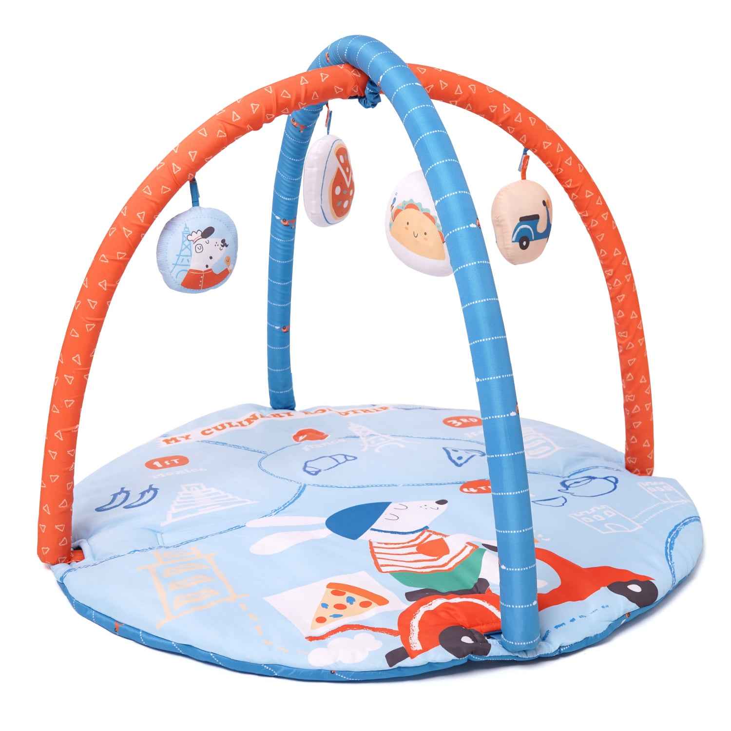 Baby Play Mat | 4 Detachable Toys | Delicious Tour