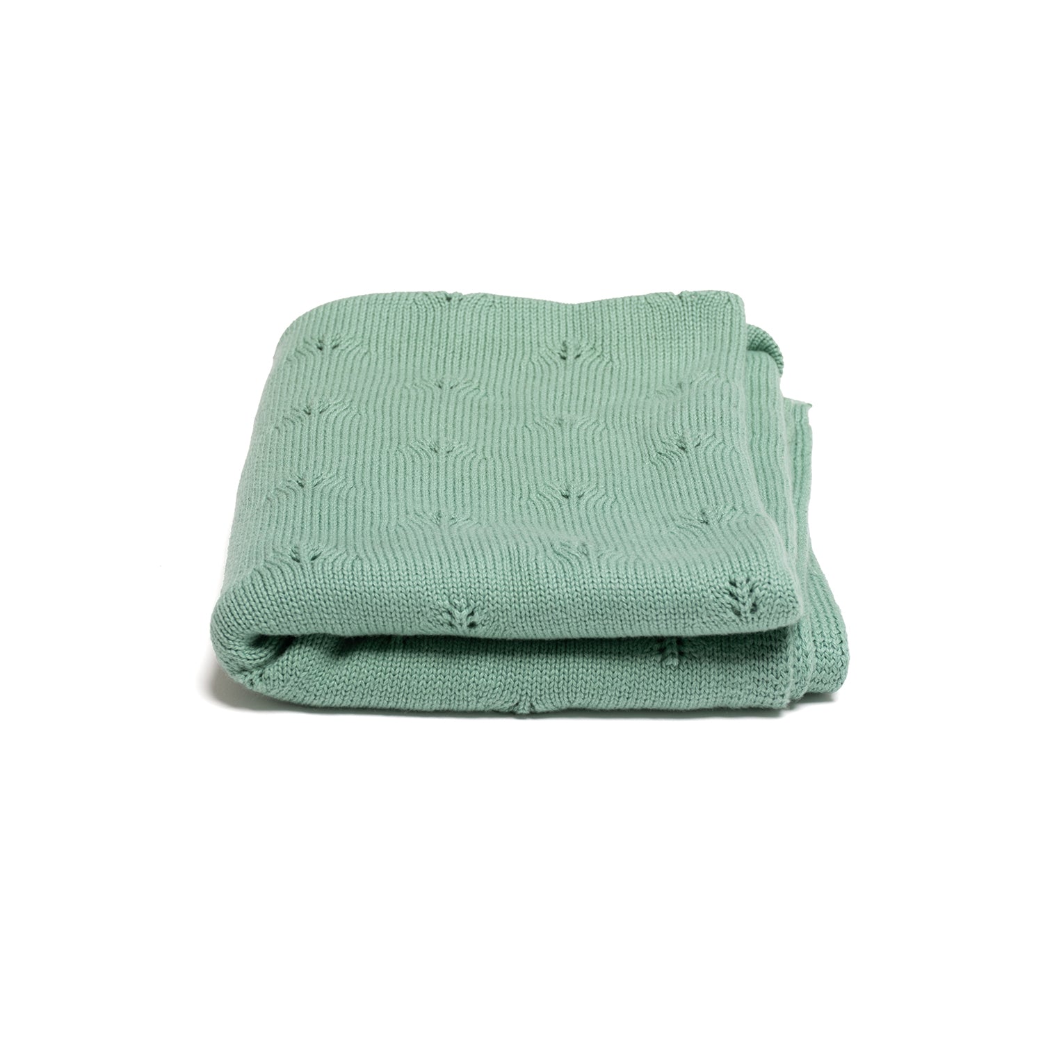 100% Knitted Cotton Elephant Print Knitted Blanket