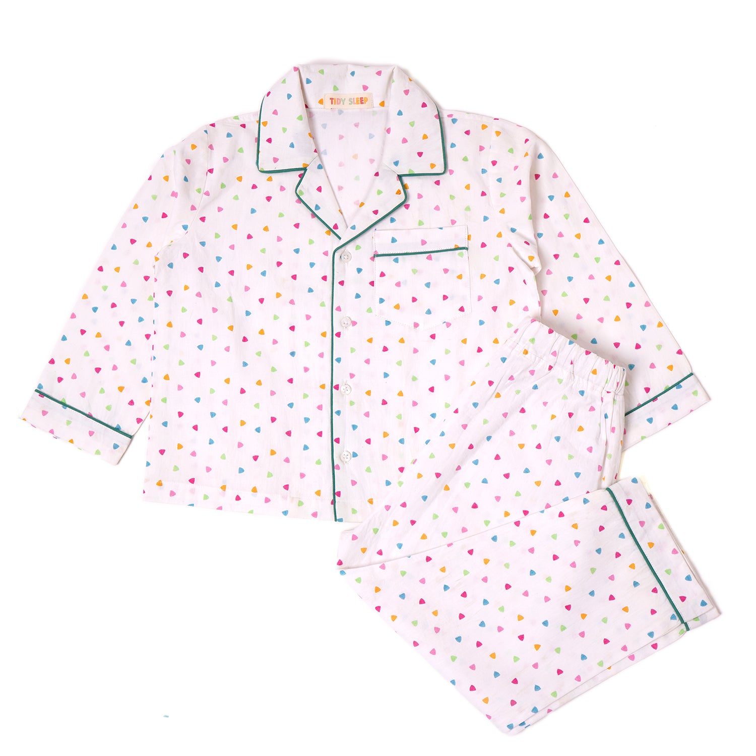 Triangle Print Night Suit