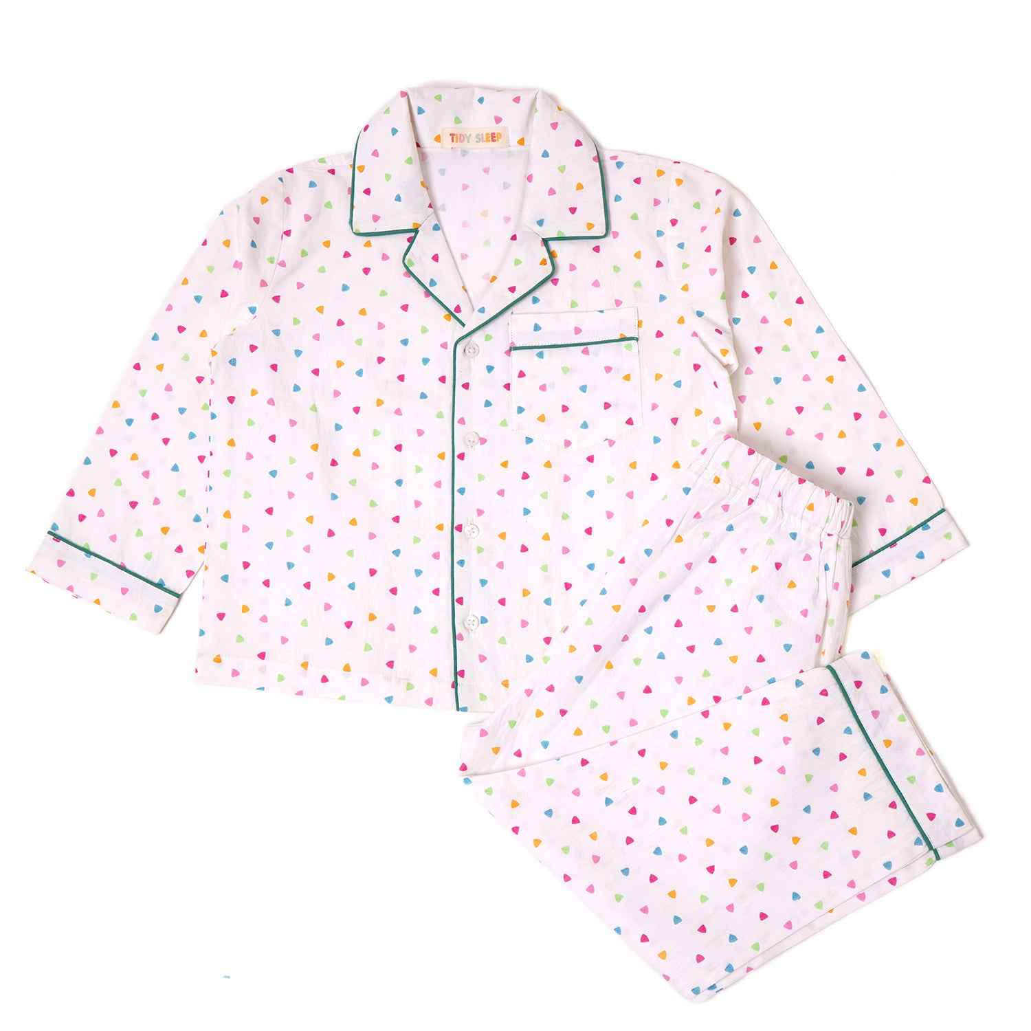 Triangle Print Night Suit