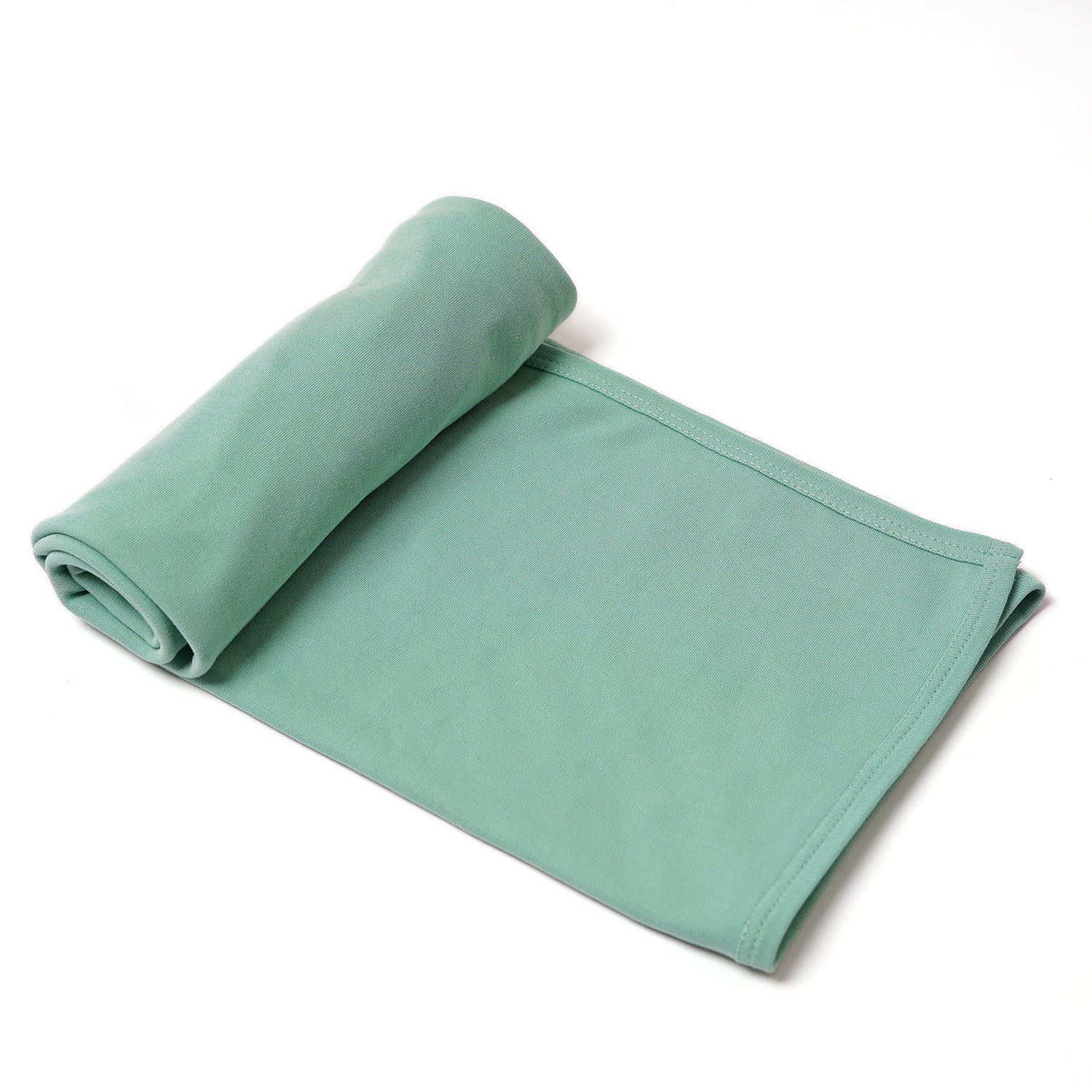 Cotton Jersey Swaddle - Solid Green