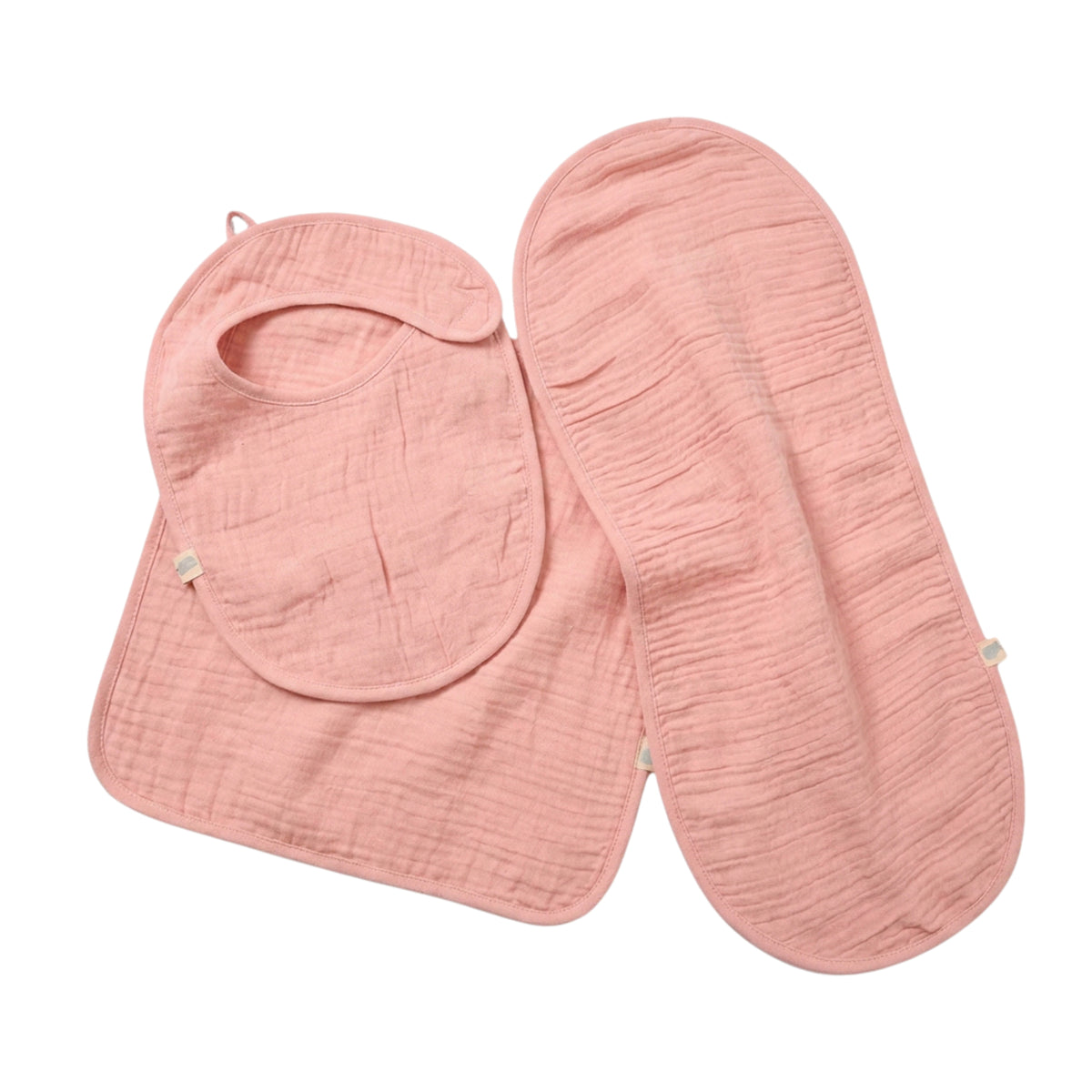 Muslin Baby Care Set of 3 - Bib, Burp Cloth & Face Napkin - Chand
