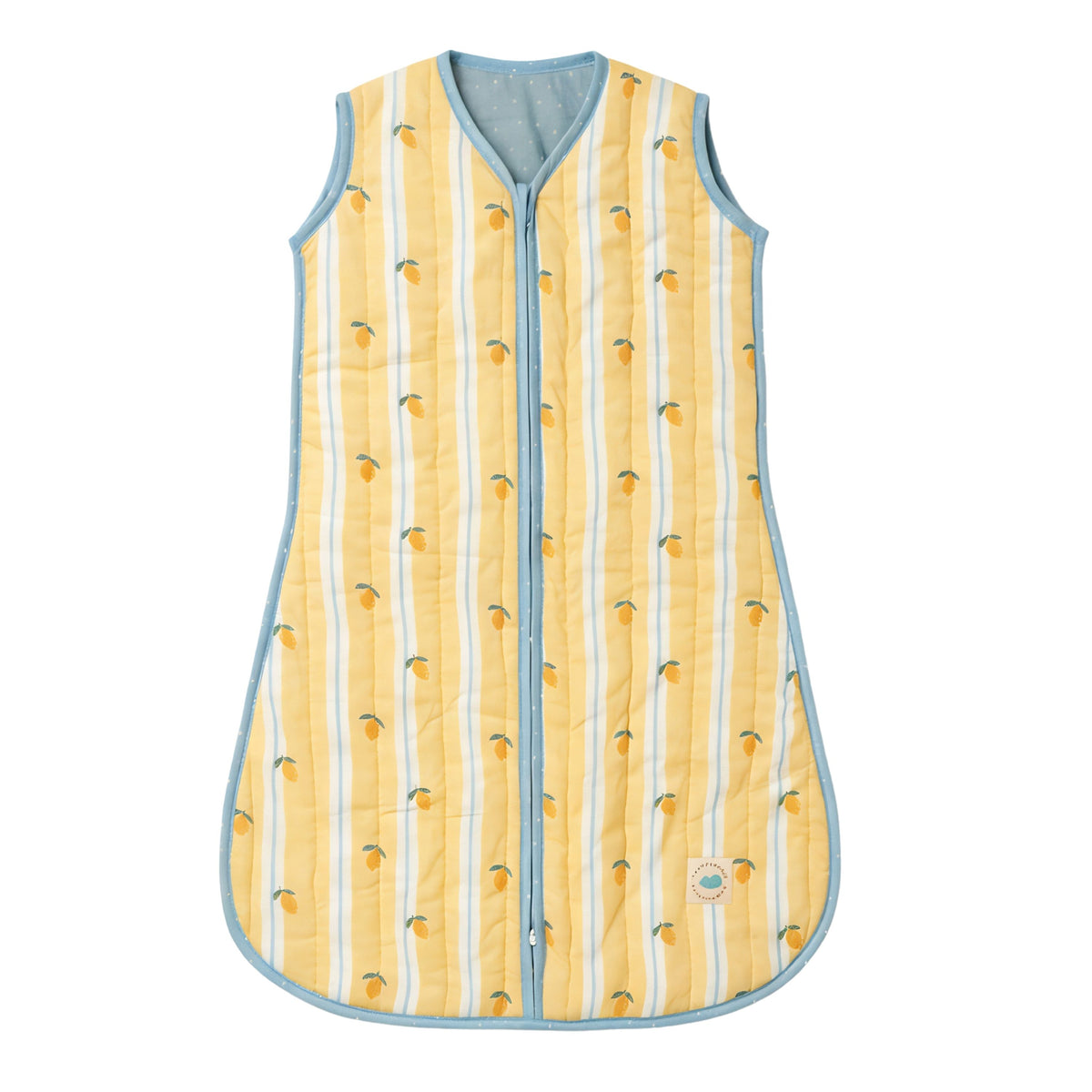 Cotton Sleep Sack with Zip - Lemon