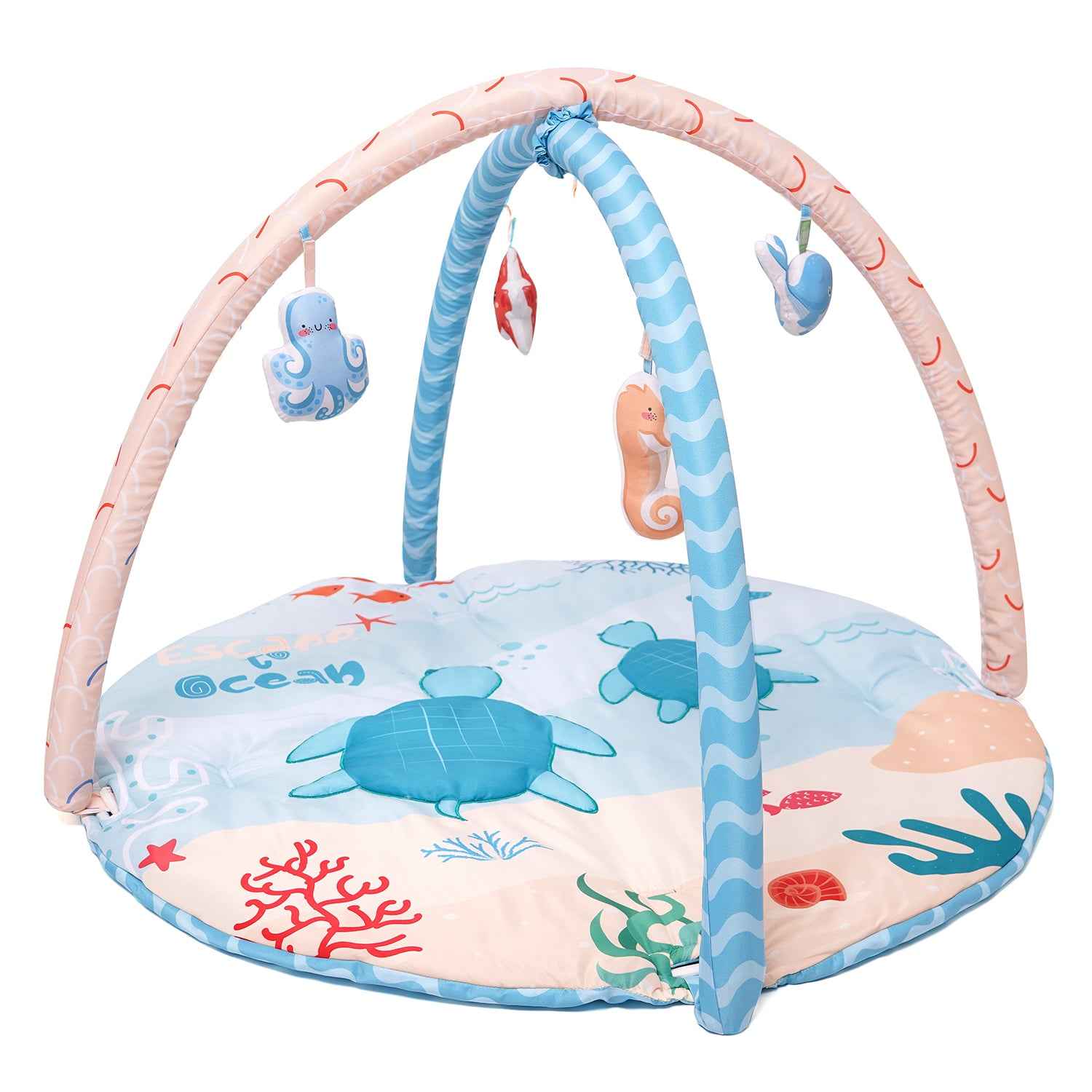 Baby Play Mat | 4 Detachable Toys | In to the Sea