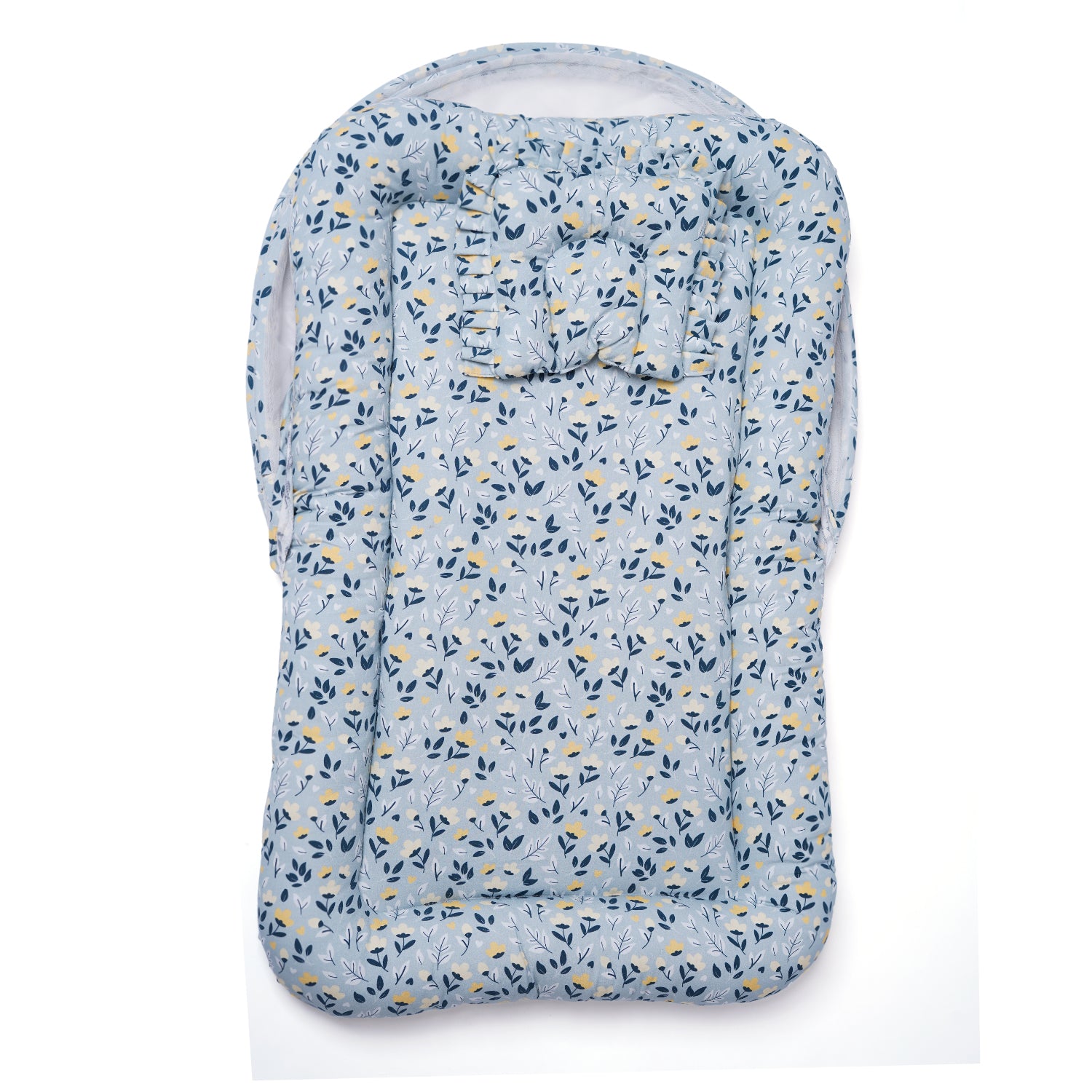 Gadda Set with Mosquito Net - Mom&Me Green Flower