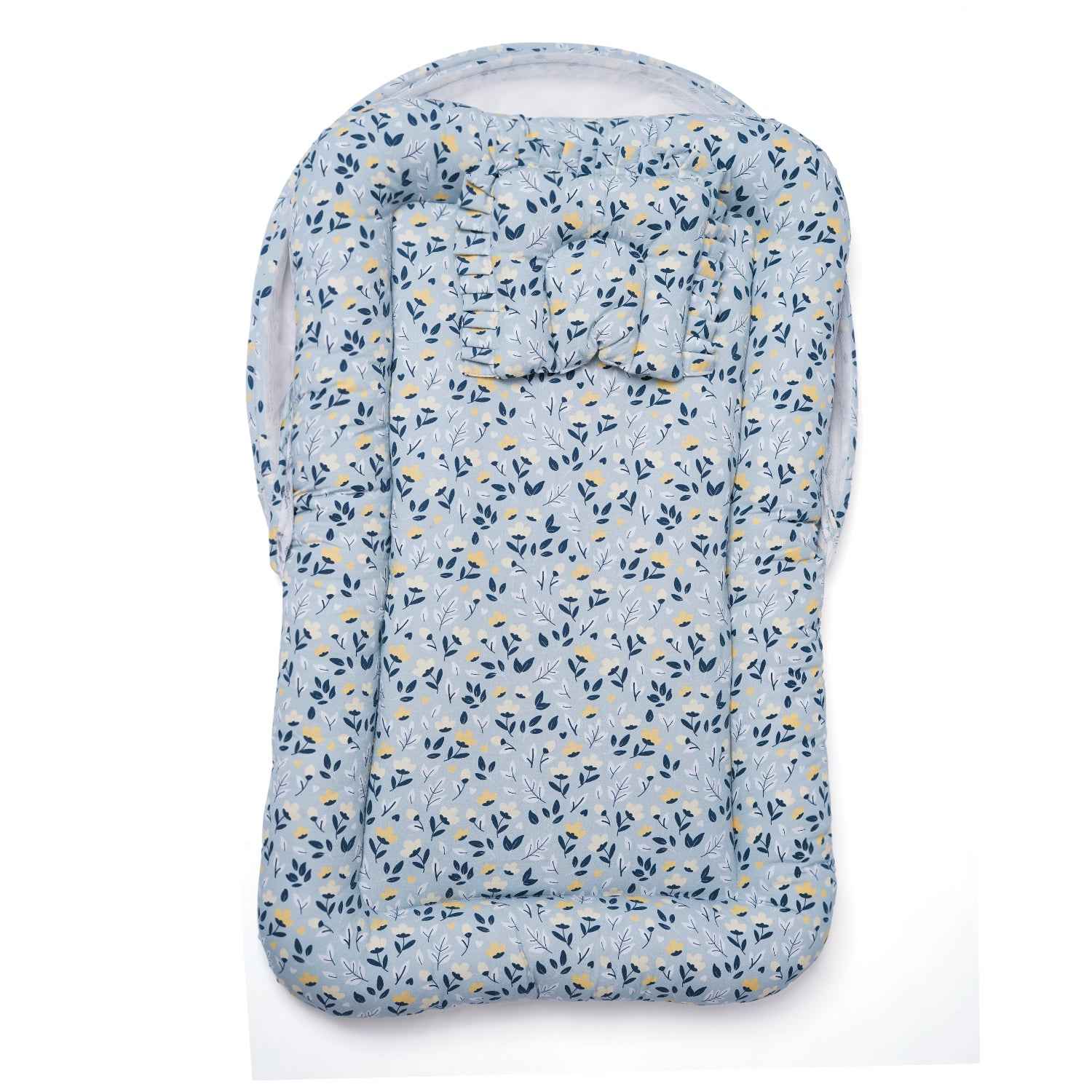 Gadda Set with Mosquito Net - Mom&Me Green Flower