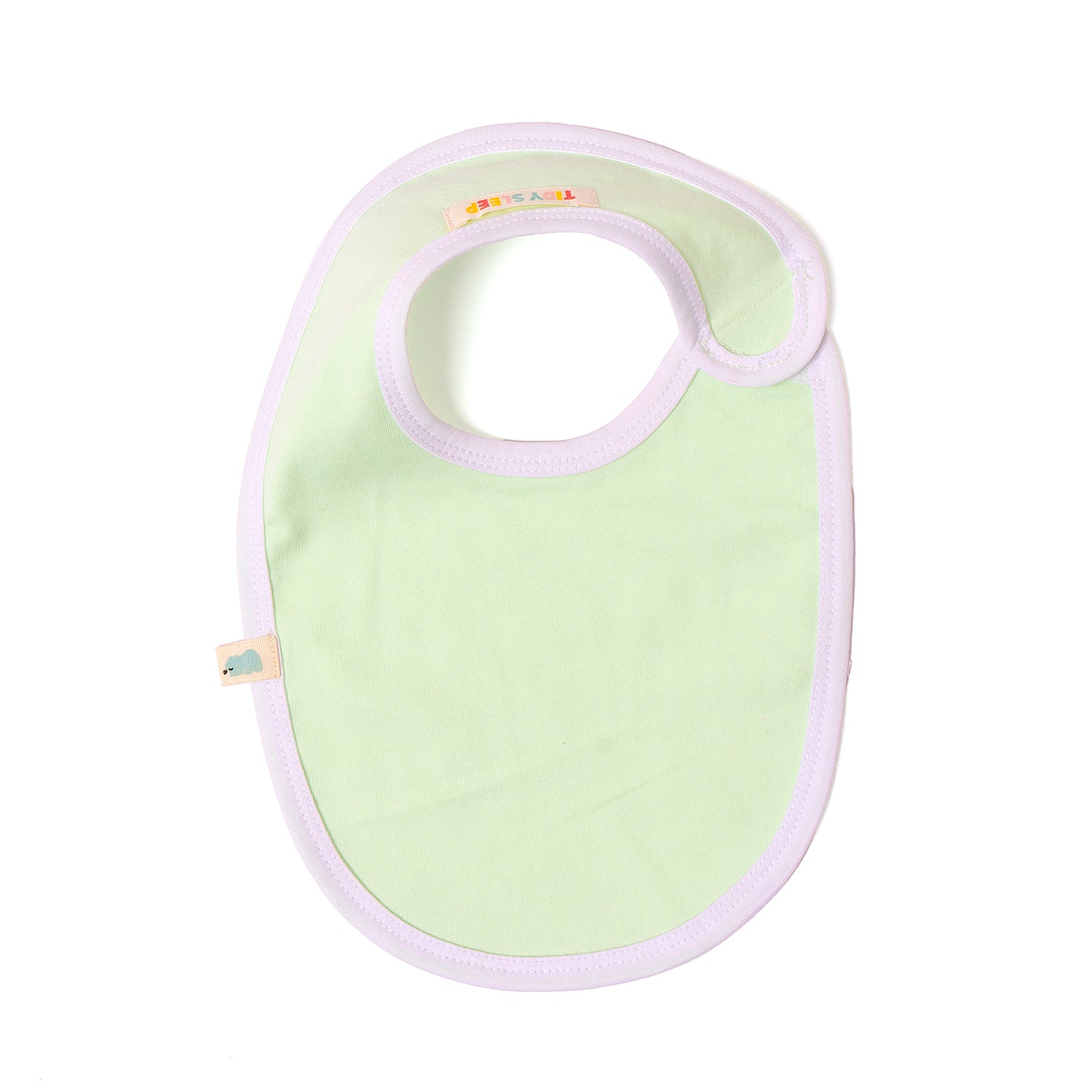 Cotton Jersey Bib - Pale Green