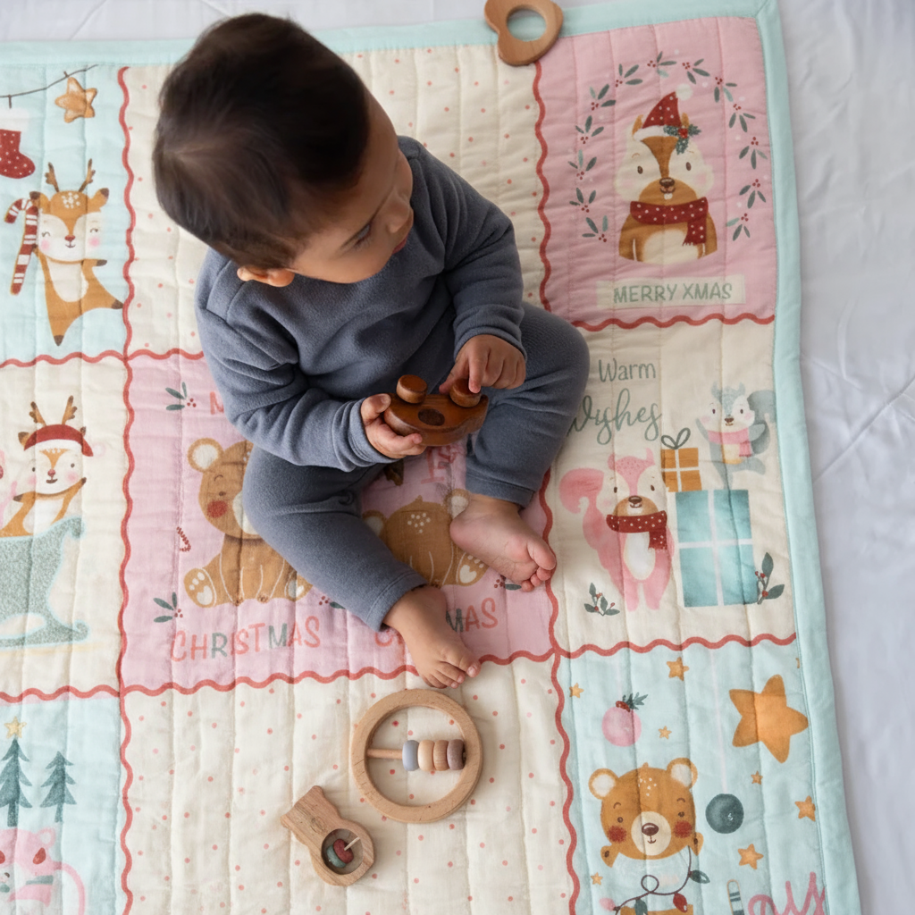 X-Mas Mulmul Blanket