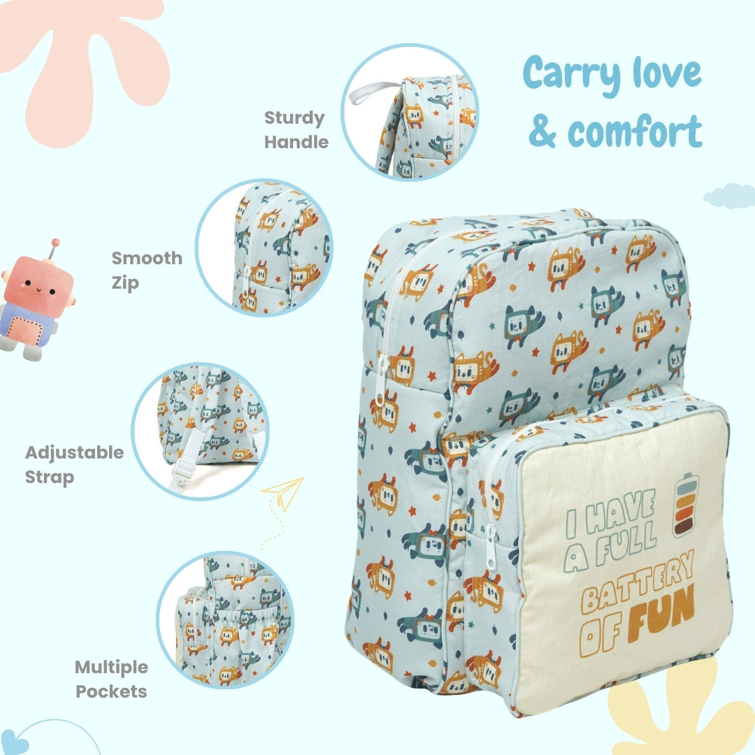 Cute Toddler Backpack |Robo Love