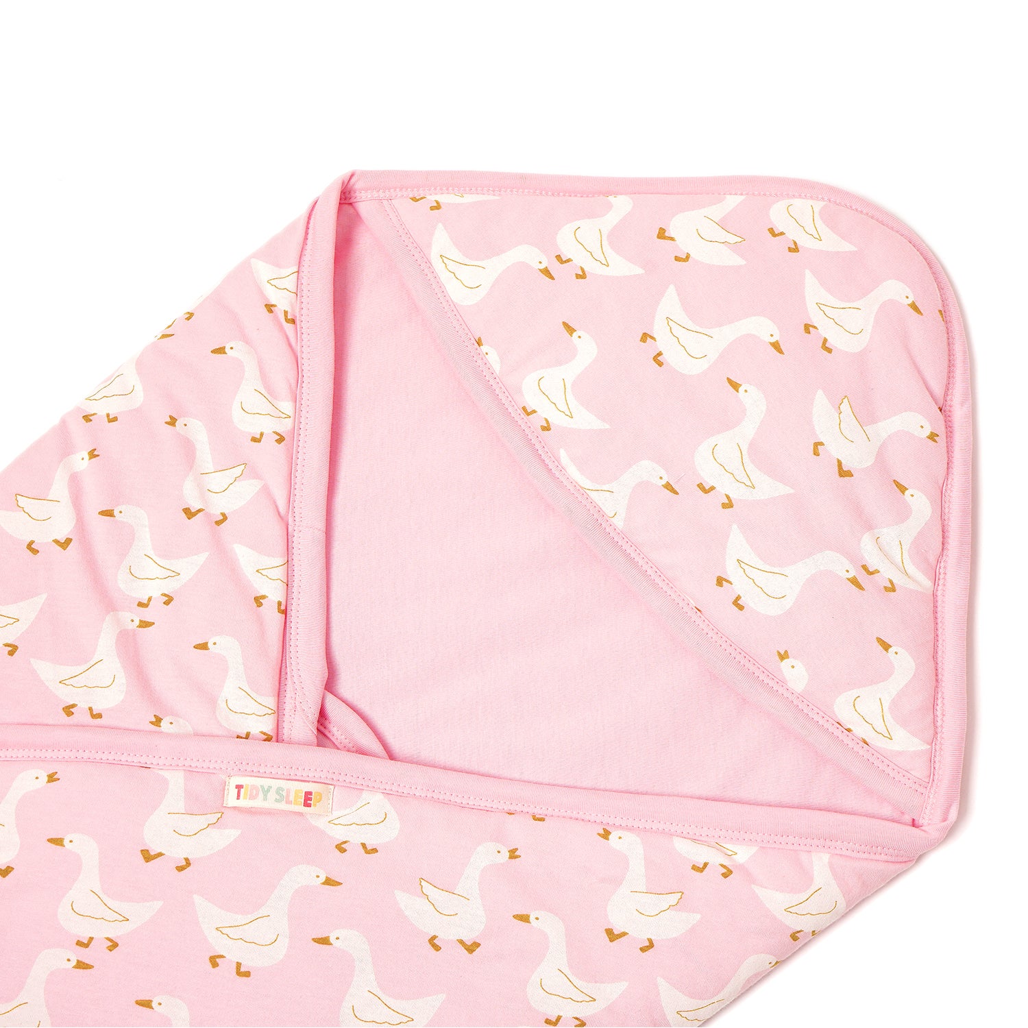 Hooded Blanket - Pink Duck