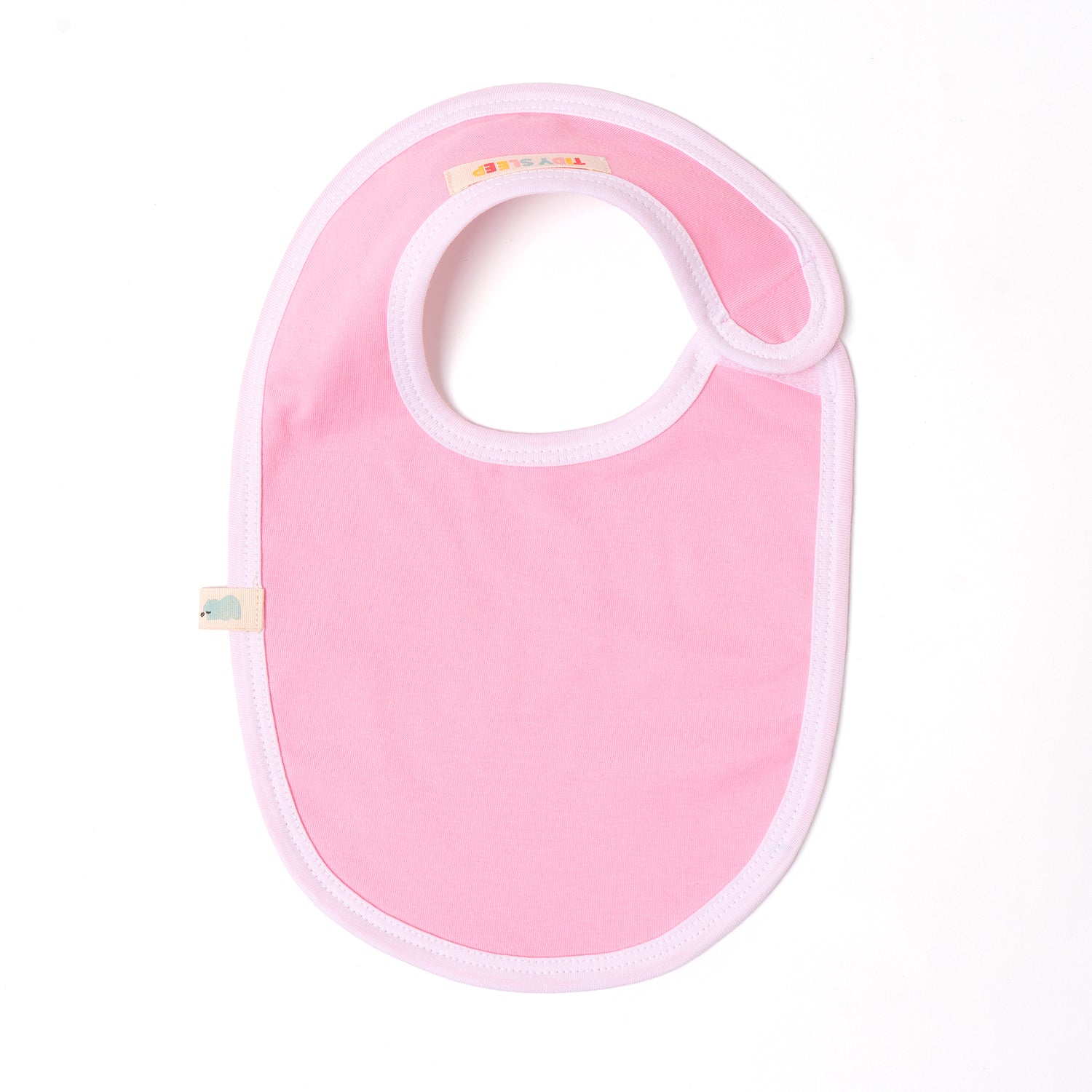 Cotton Jersey Bib - Solid Pink