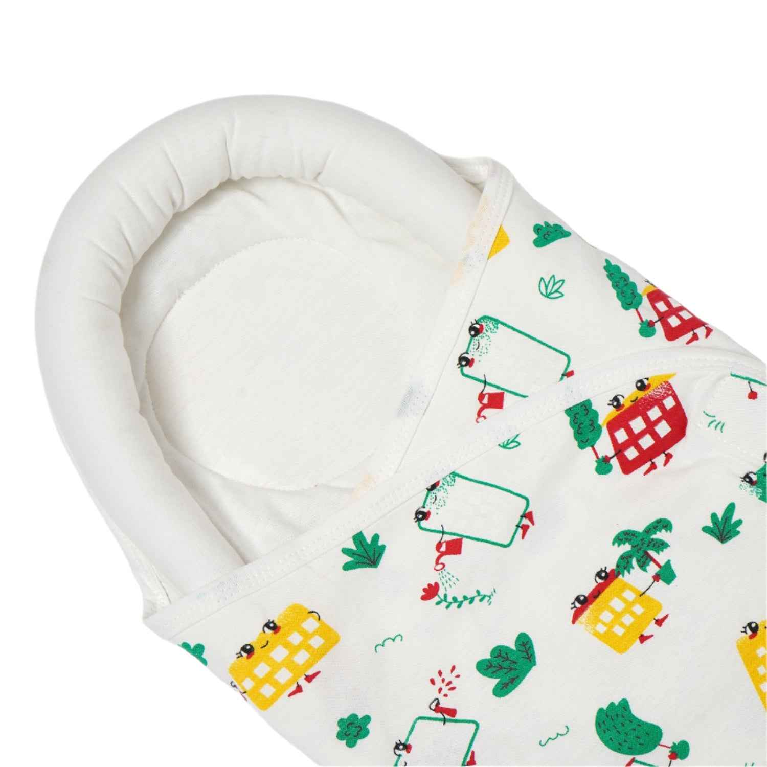 Baby Pod Wrapper - White Wild City