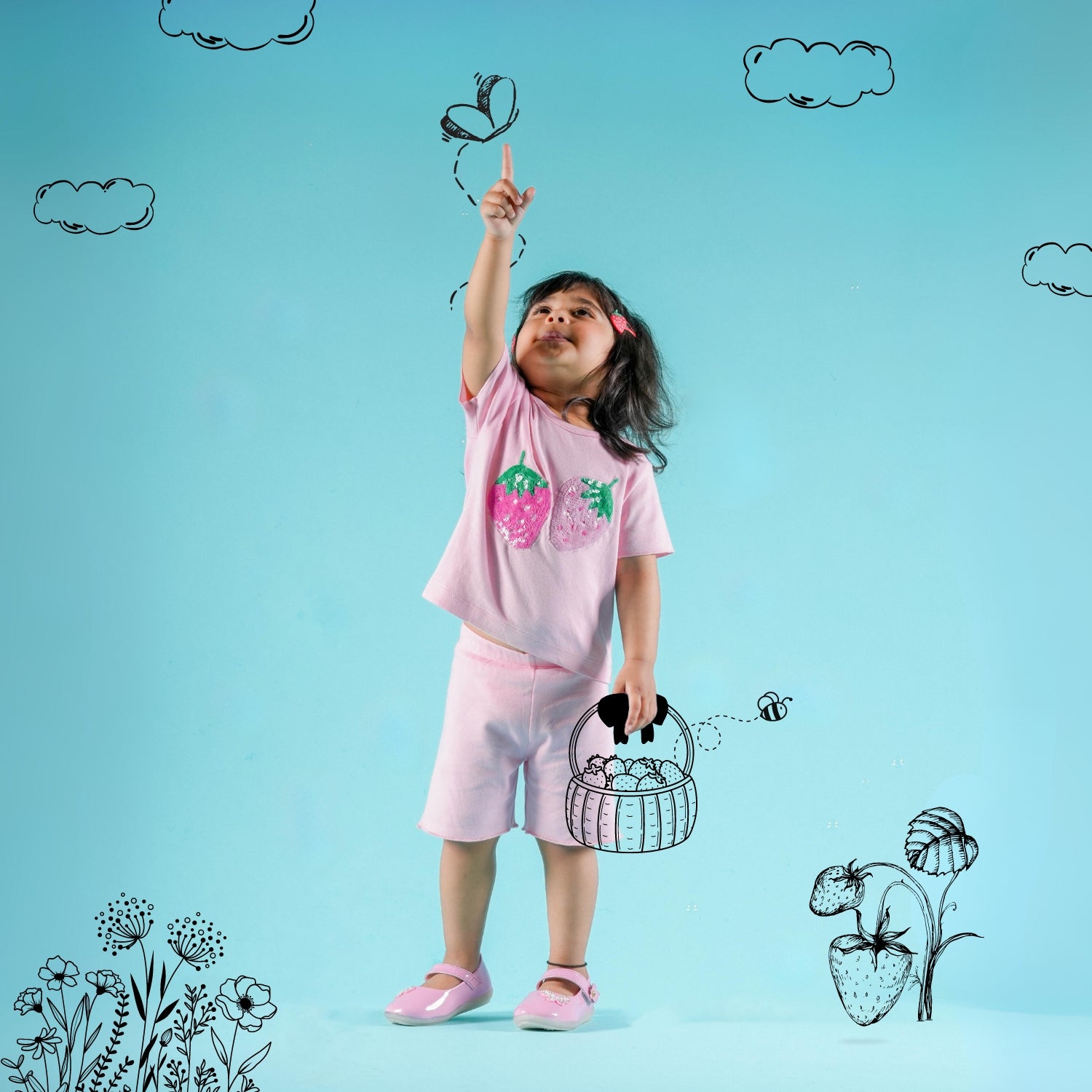 Strawberry Summer Party Top