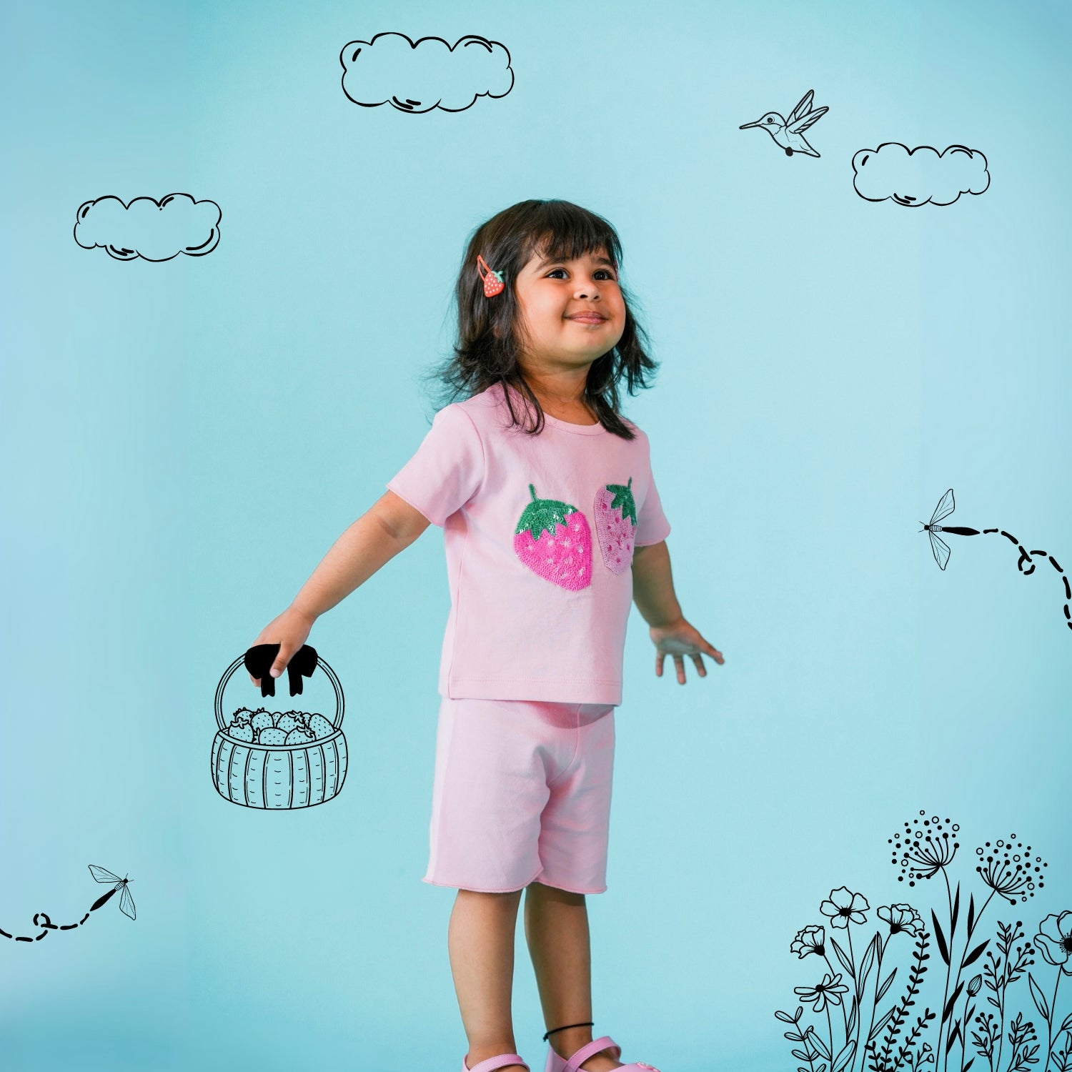 Strawberry Summer Party Top