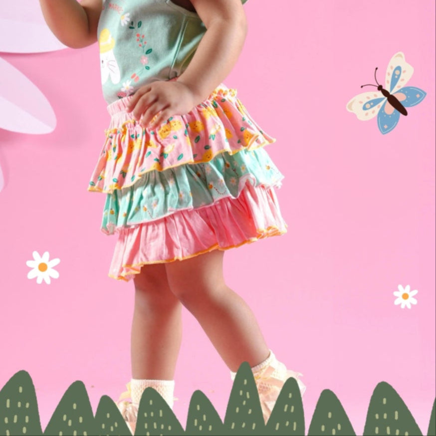 Frill Ruffled Skirt