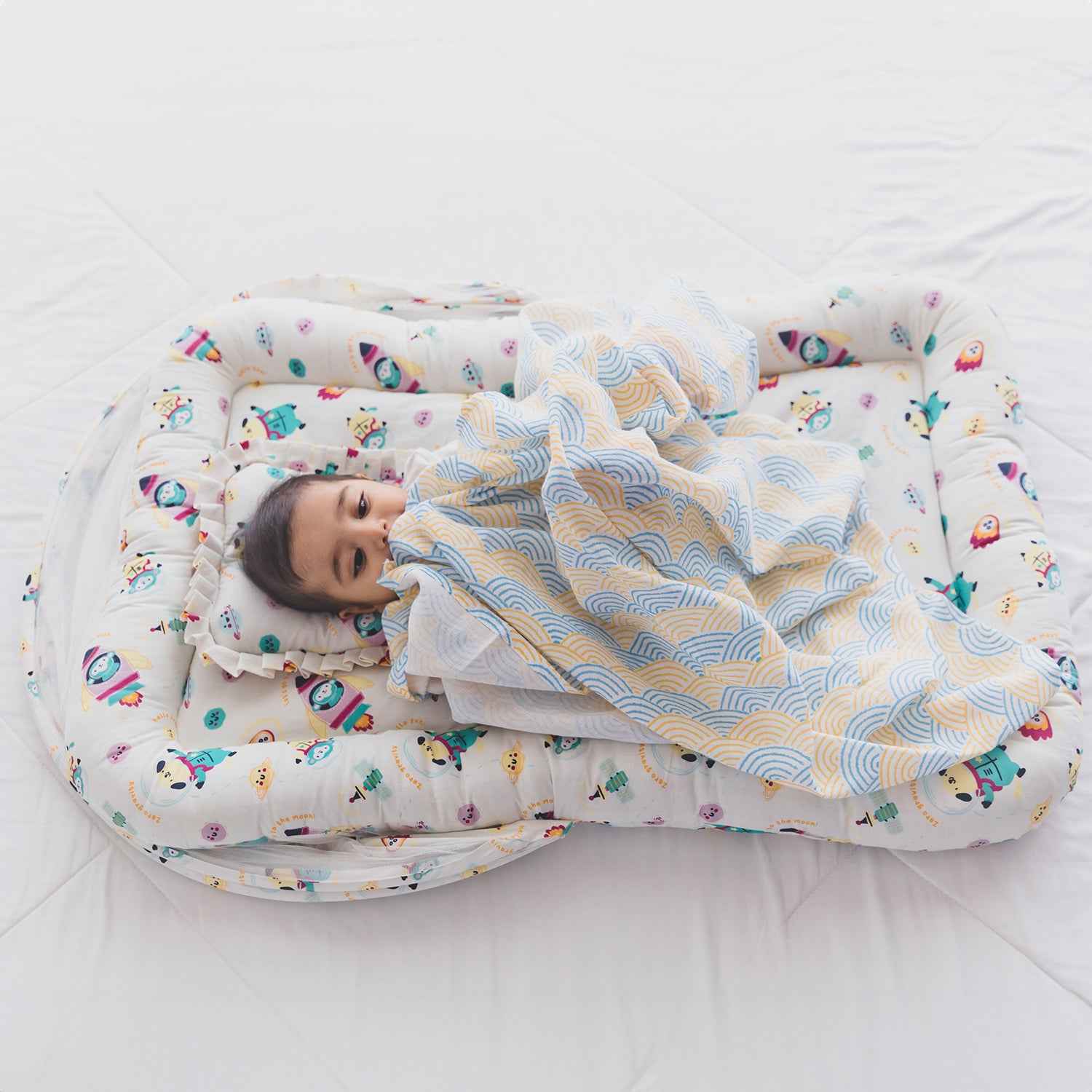 MOM&ME Cotton Muslin Swaddle - Pack of 3