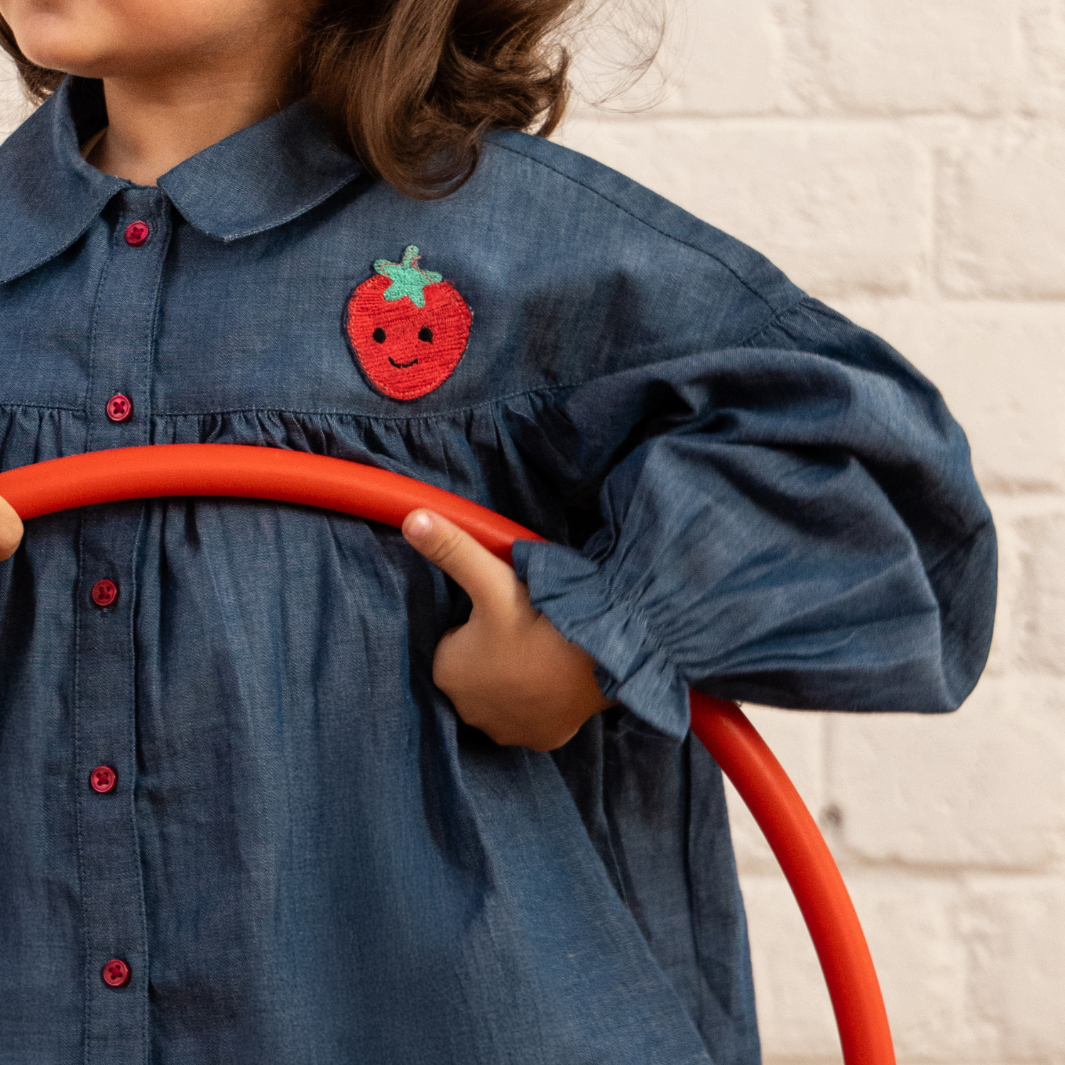 Cute & Stylish Button Down Strawberry Shirt