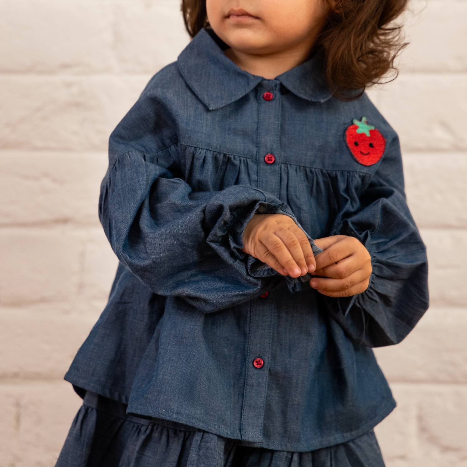 Cute & Stylish Button Down Strawberry Shirt