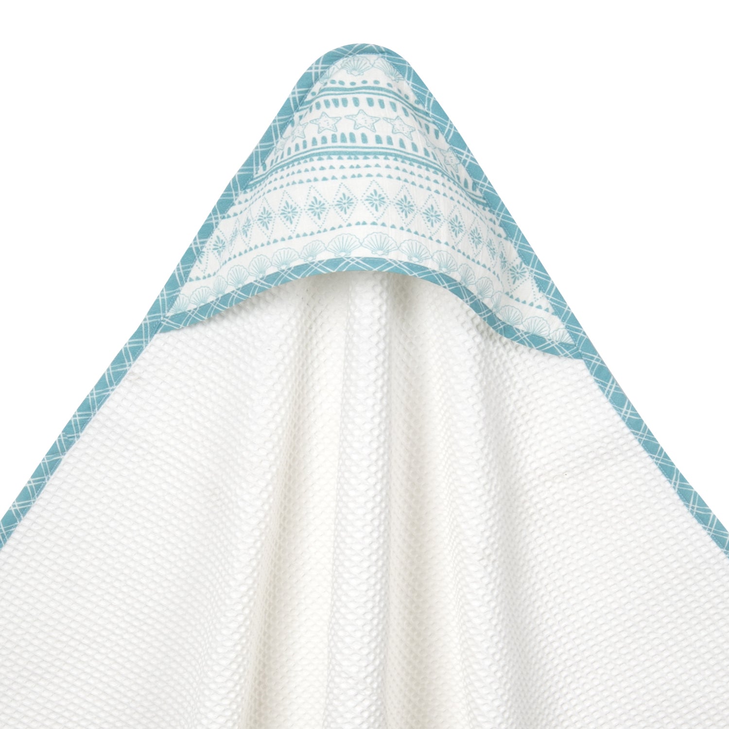 Waffle Bath Towel - Marine Meadow