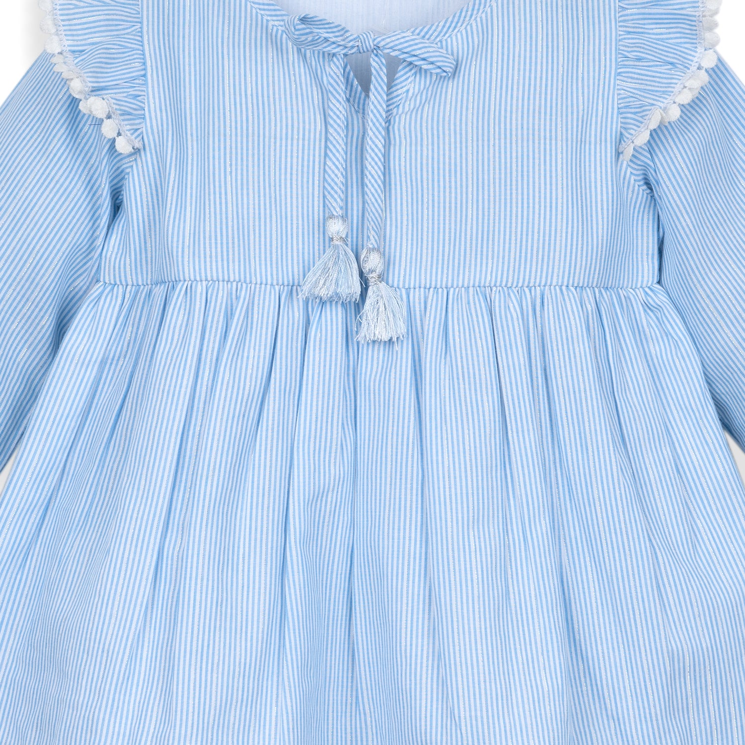 Sweet Summer Dress | Blue Stripes