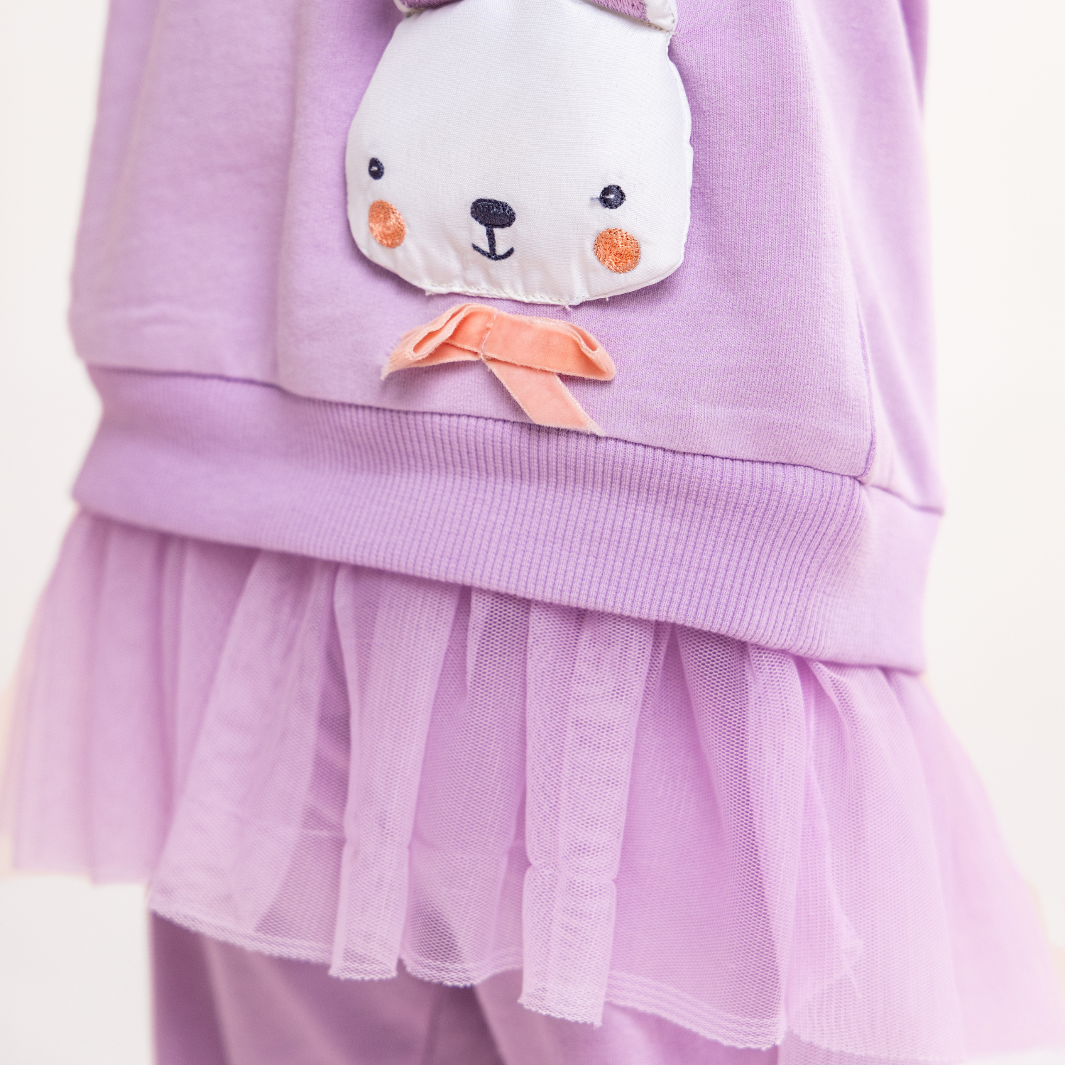 Bunny Sweat Shirt With Slacks Set