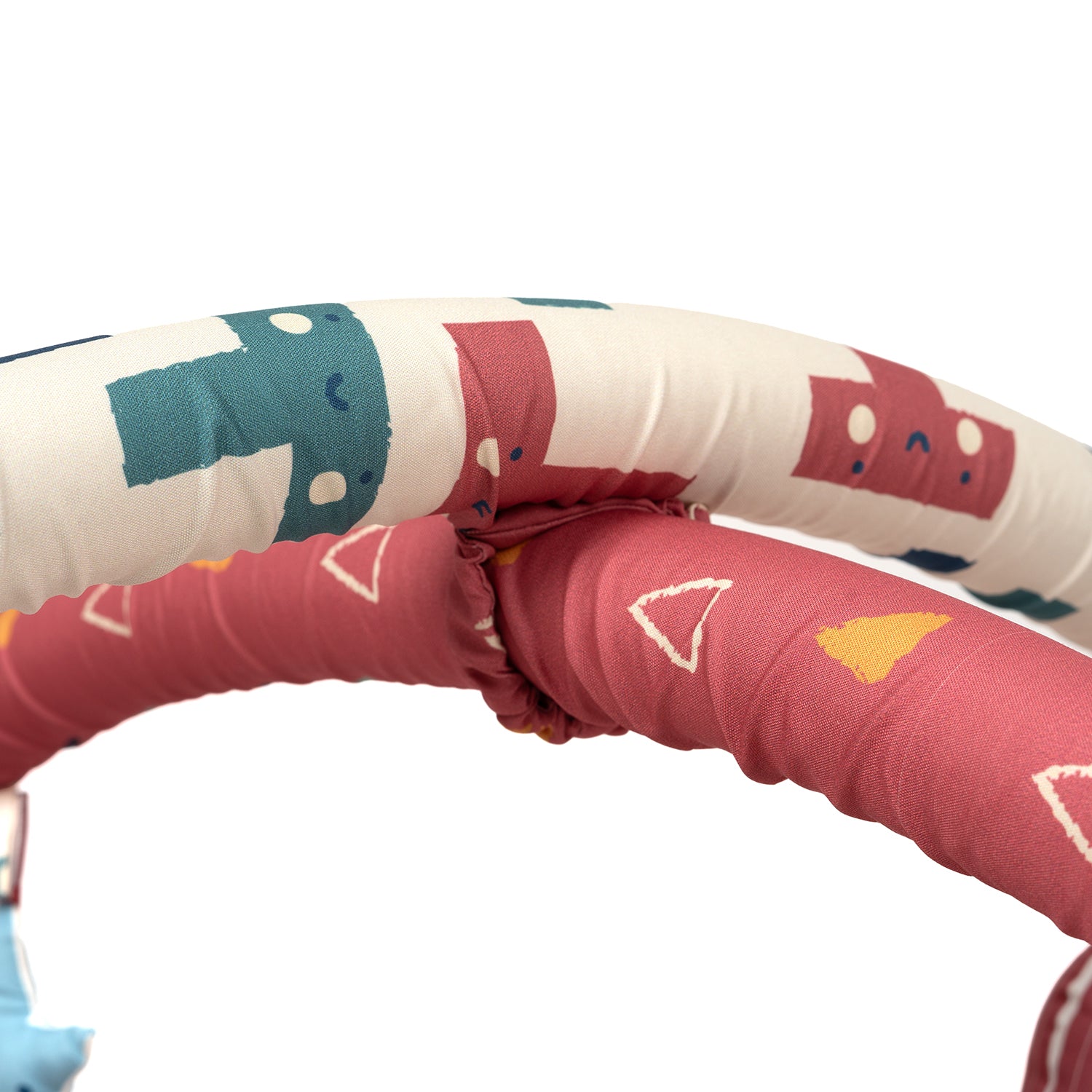 Baby Play Gym | 4 Detachable Toys | Happy Shapes