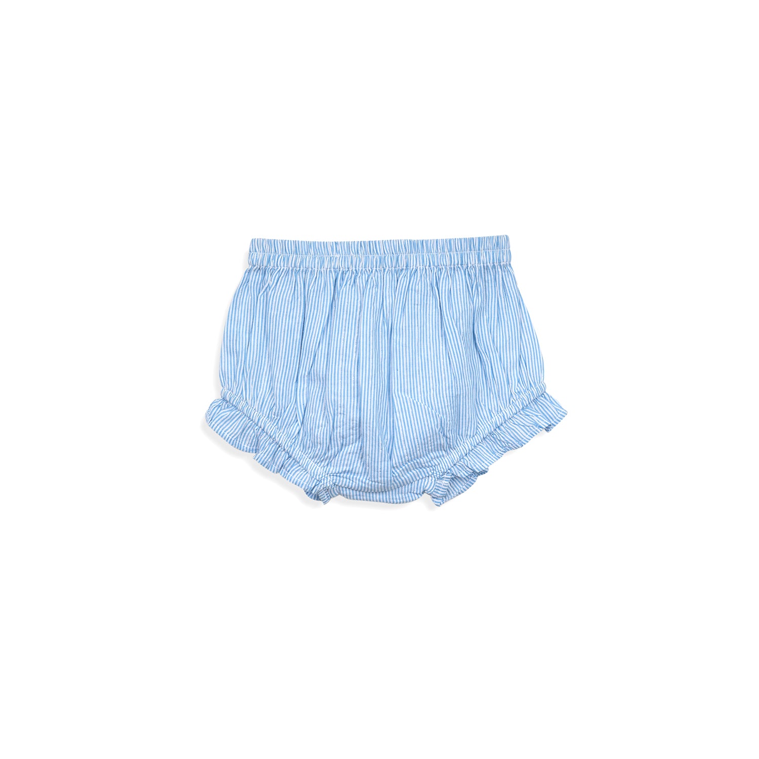 Baby Frock Bloomer Set | Blue Stripes