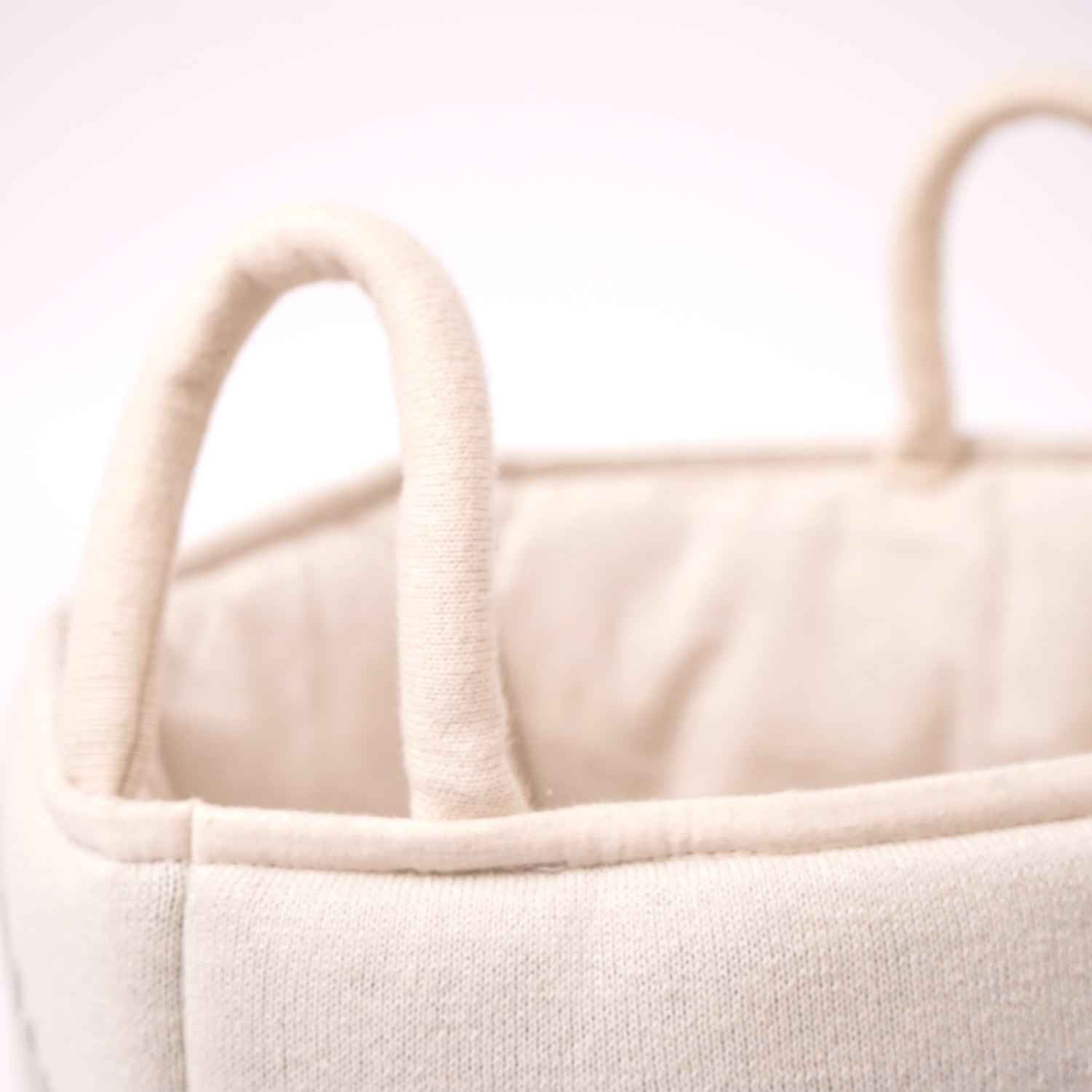 100% Cotton Knitted Elephant Print Storage Basket