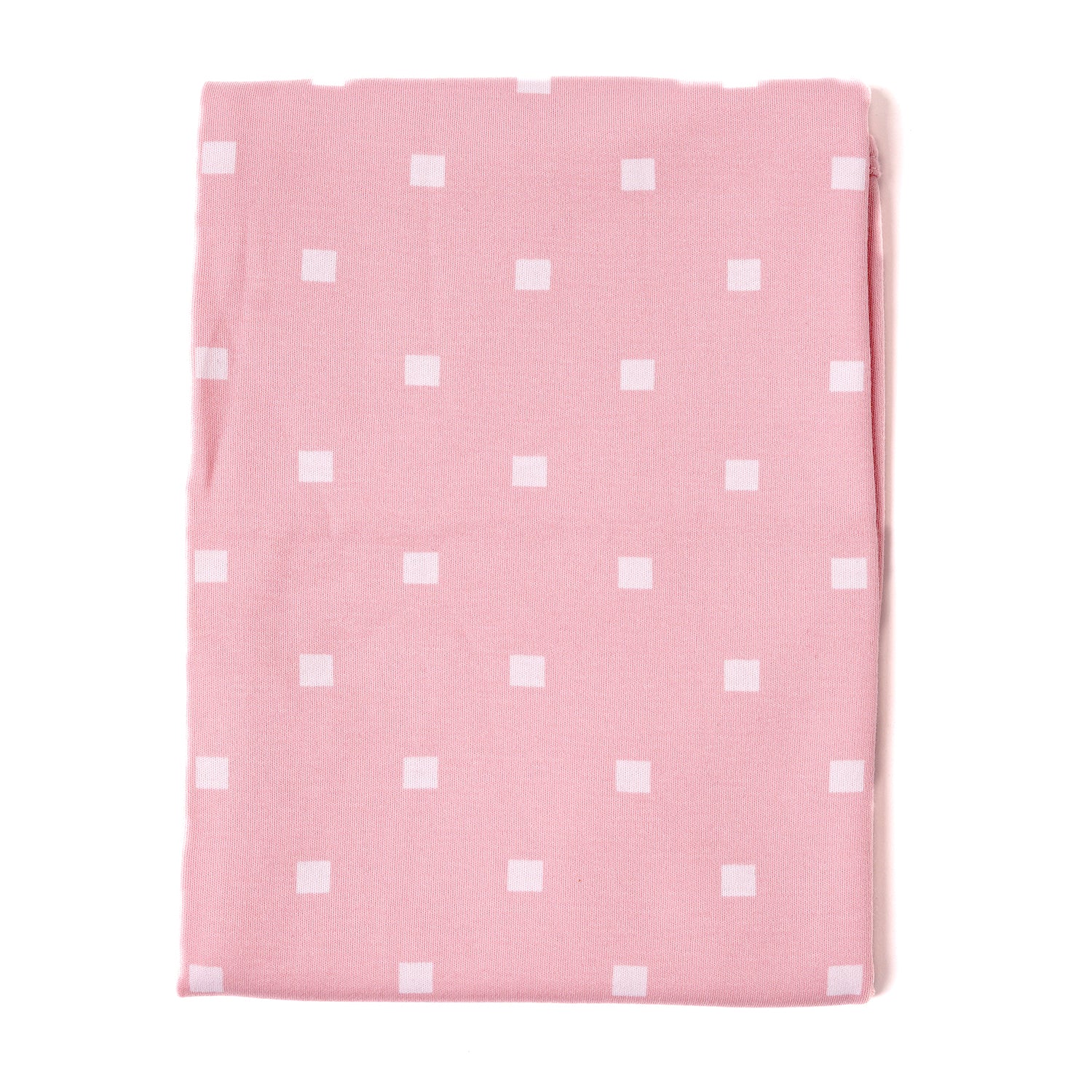Cotton Jersey Swaddle - Pink Polka