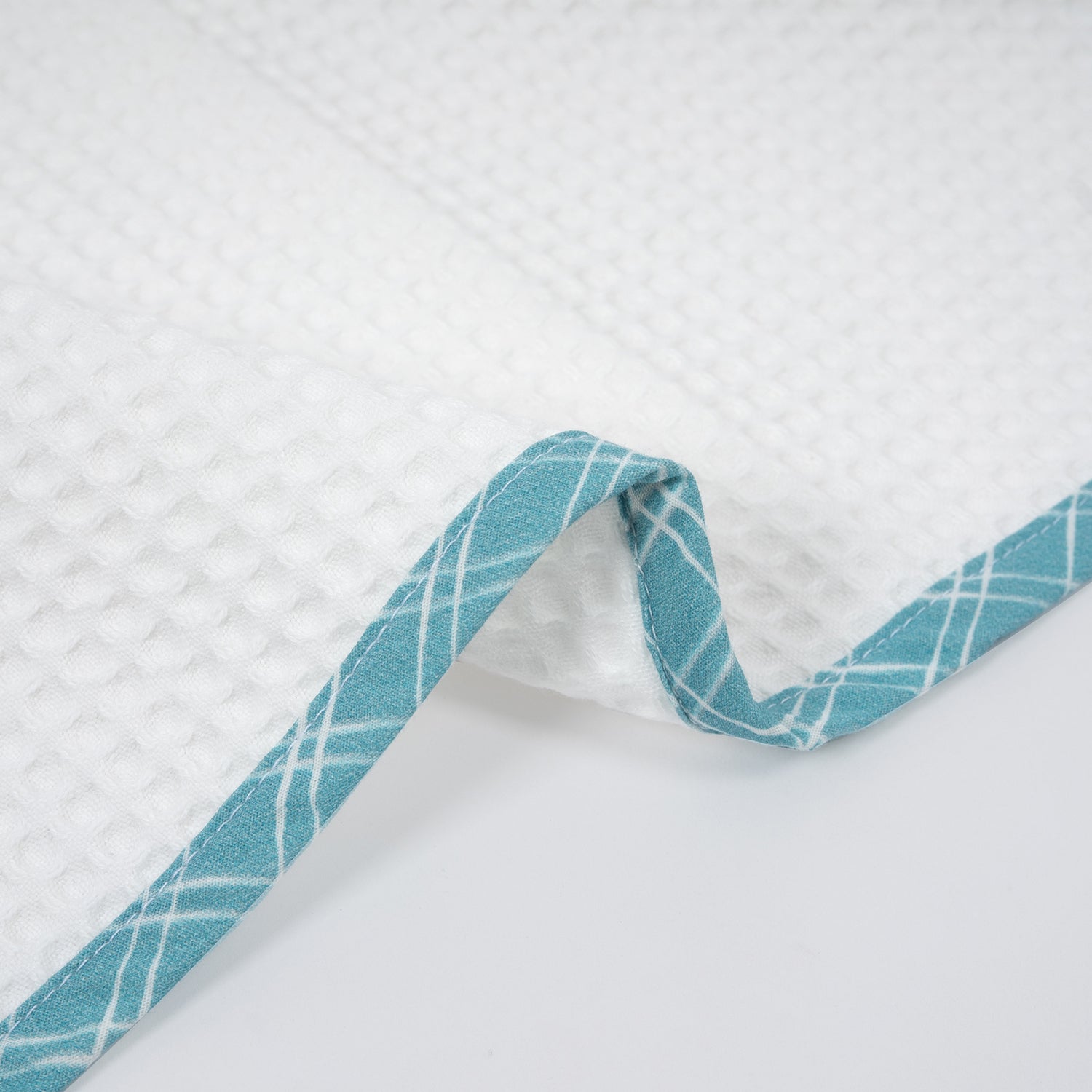 Waffle Bath Towel - Marine Meadow