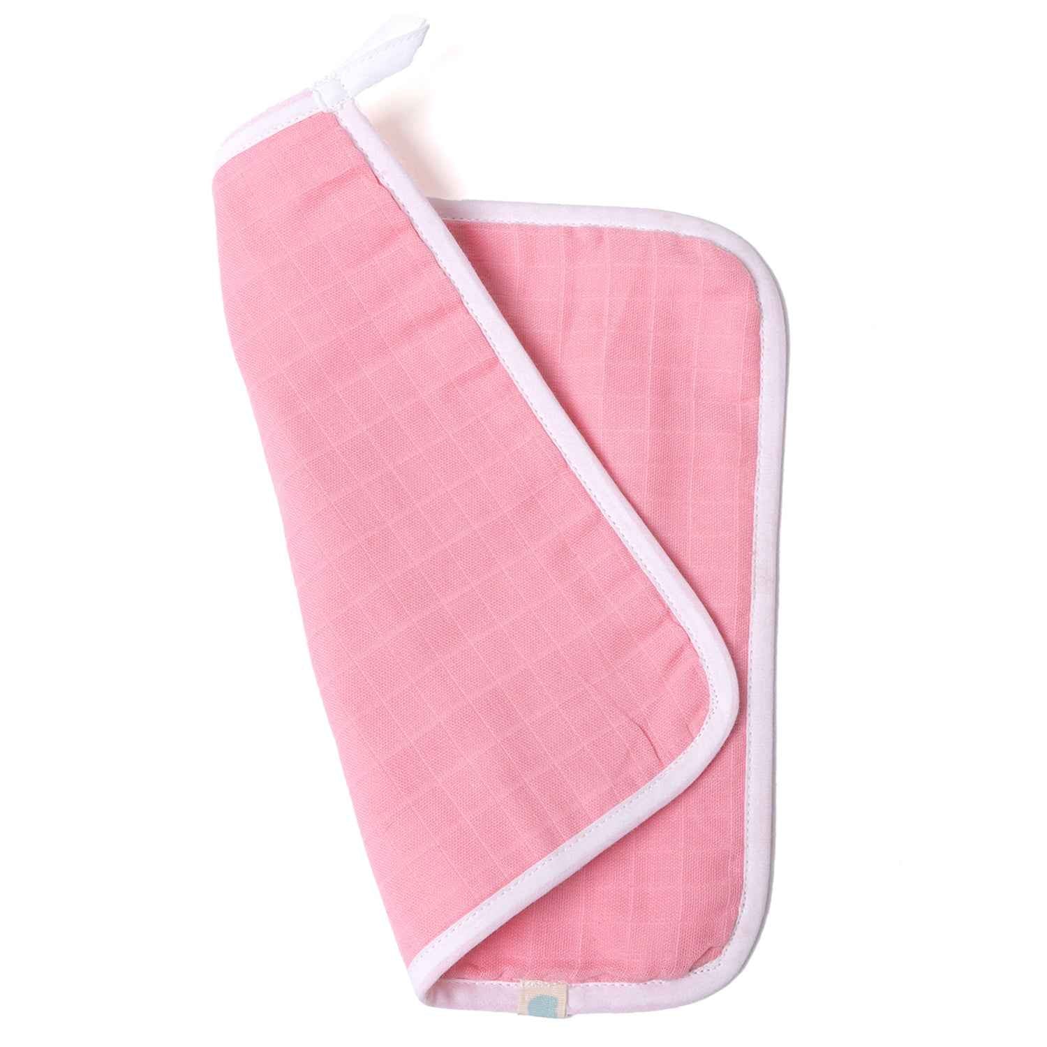 Muslin Face Napkin - Pink Solid