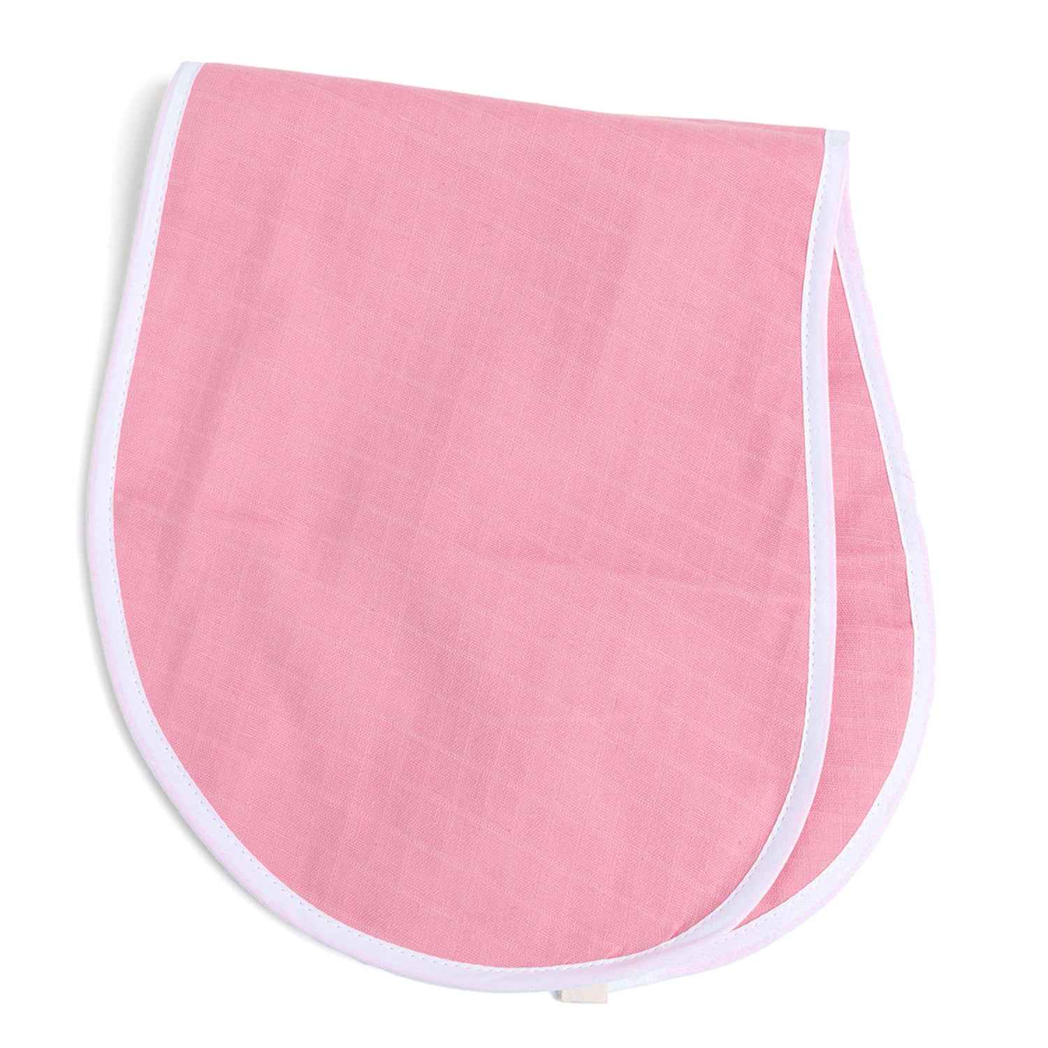Muslin Burp Cloth – Solid Pink