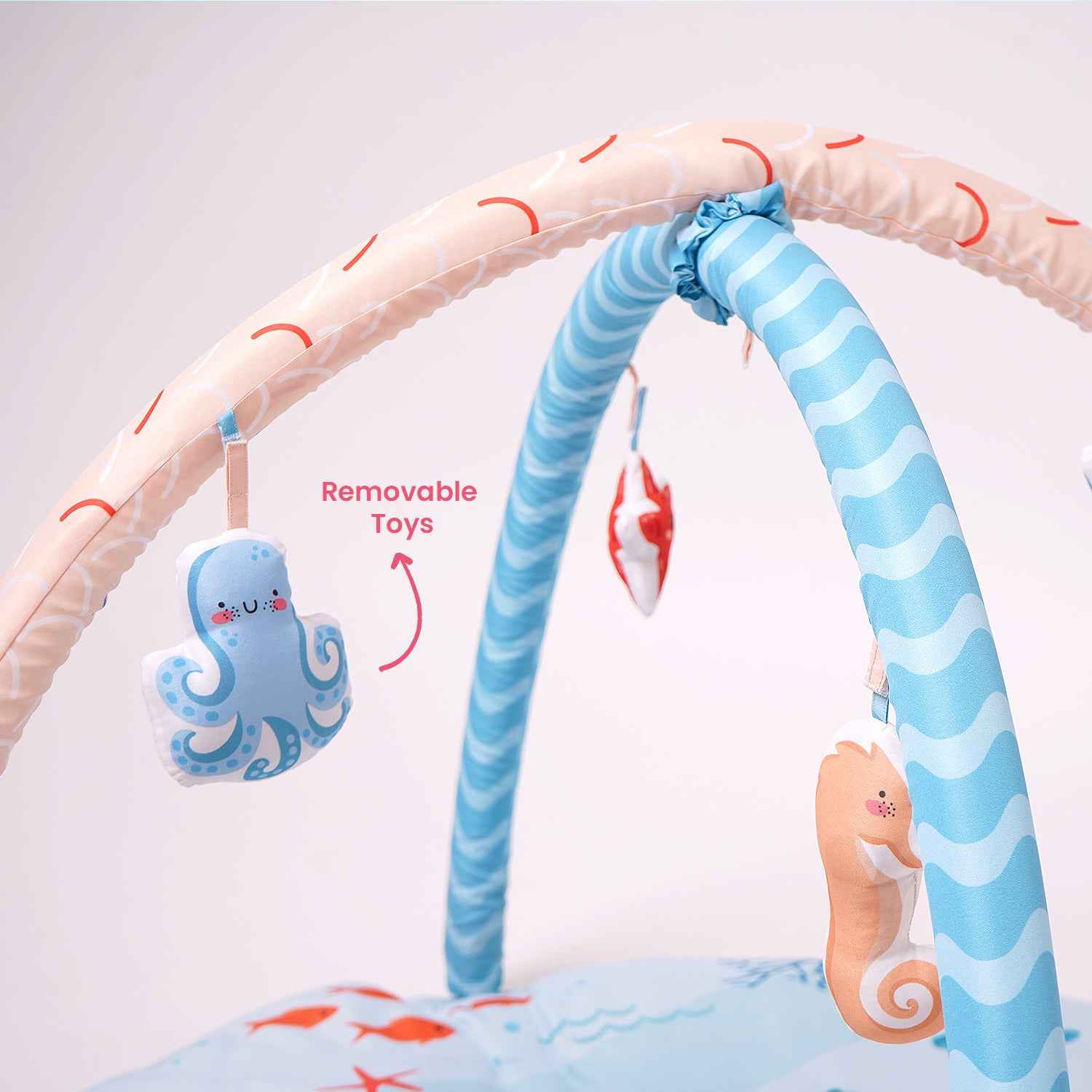 Baby Play Mat | 4 Detachable Toys | In to the Sea
