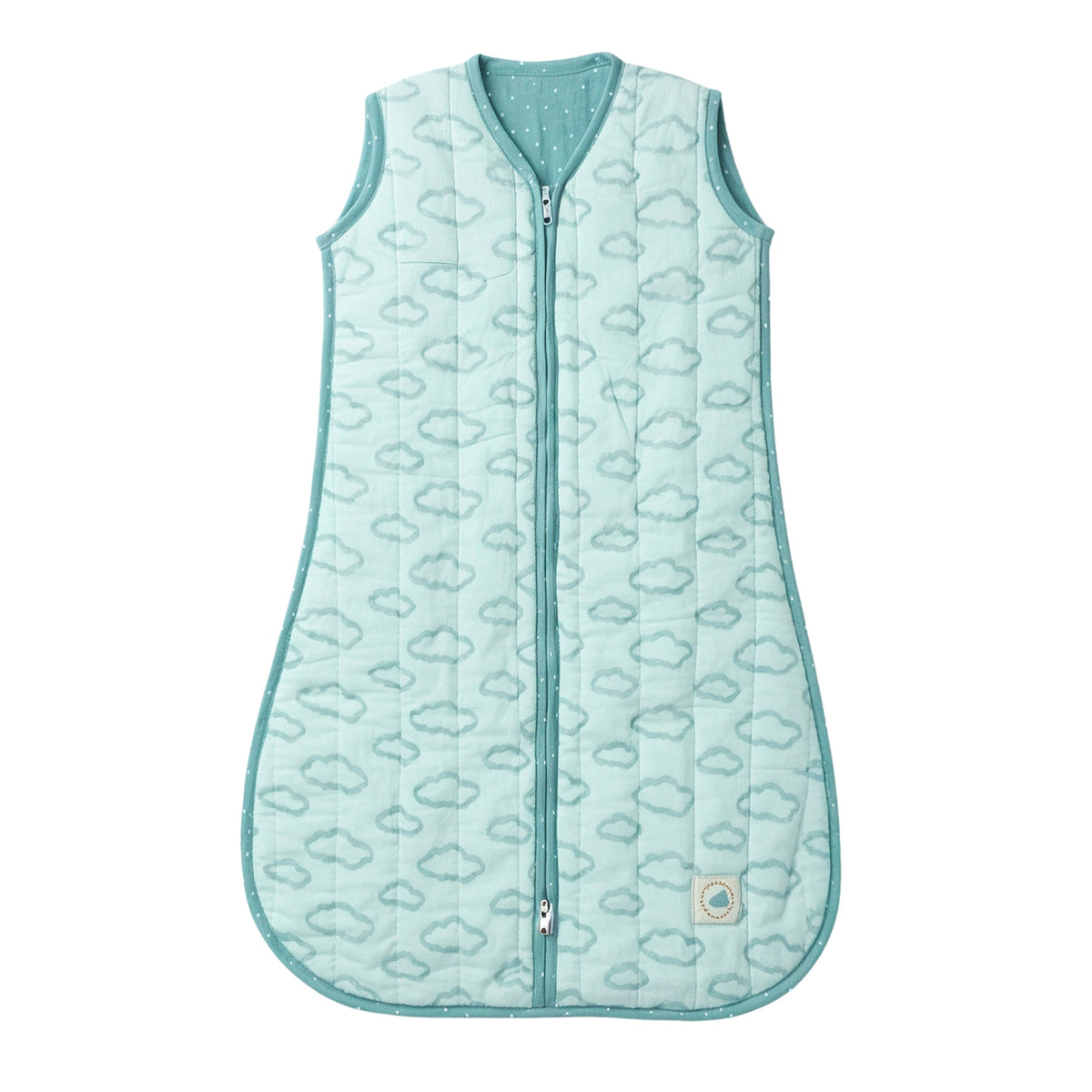 Cotton Sleep Sack with Zip - Cloud