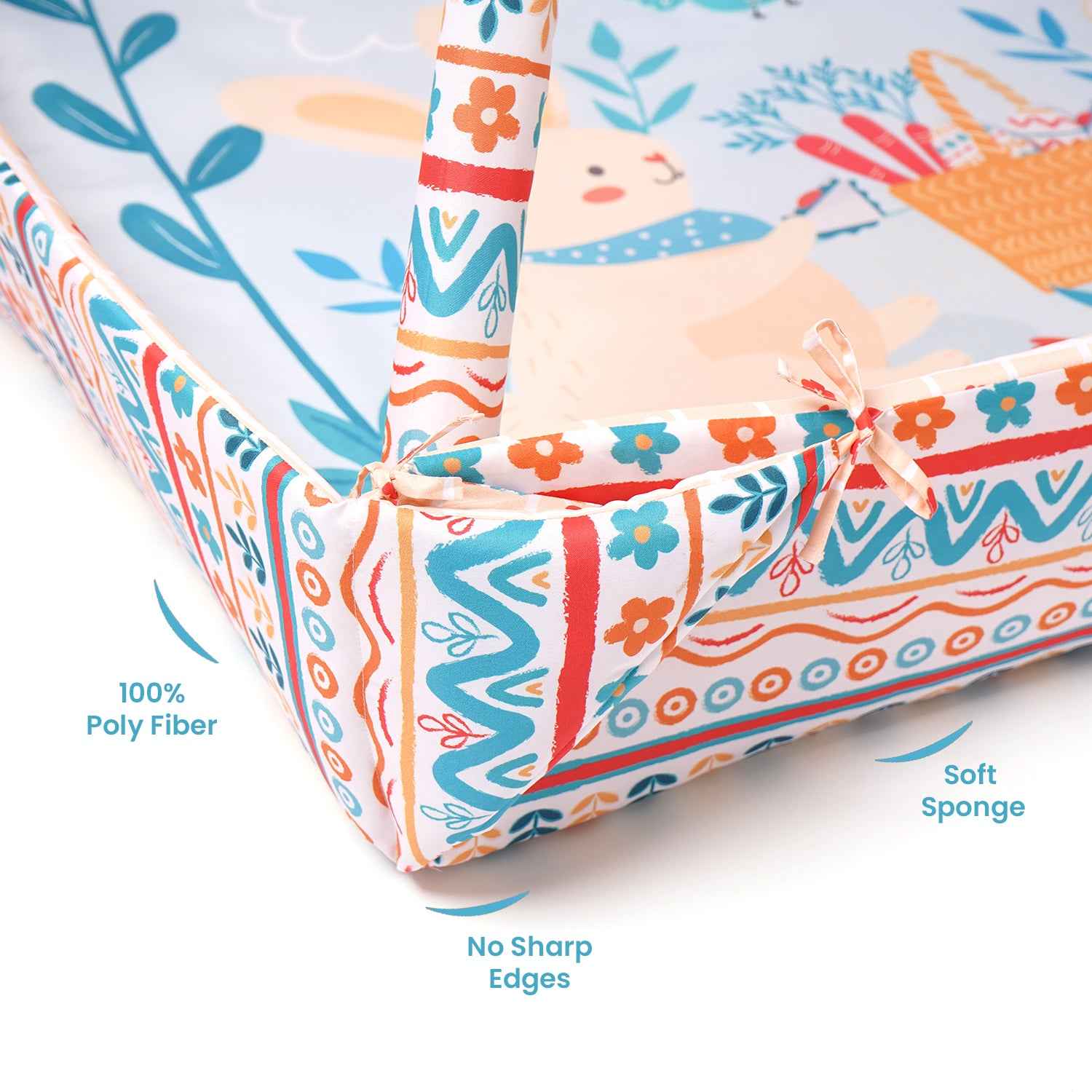 Baby Play Gym | 4 Detachable Toys | Happy Baby