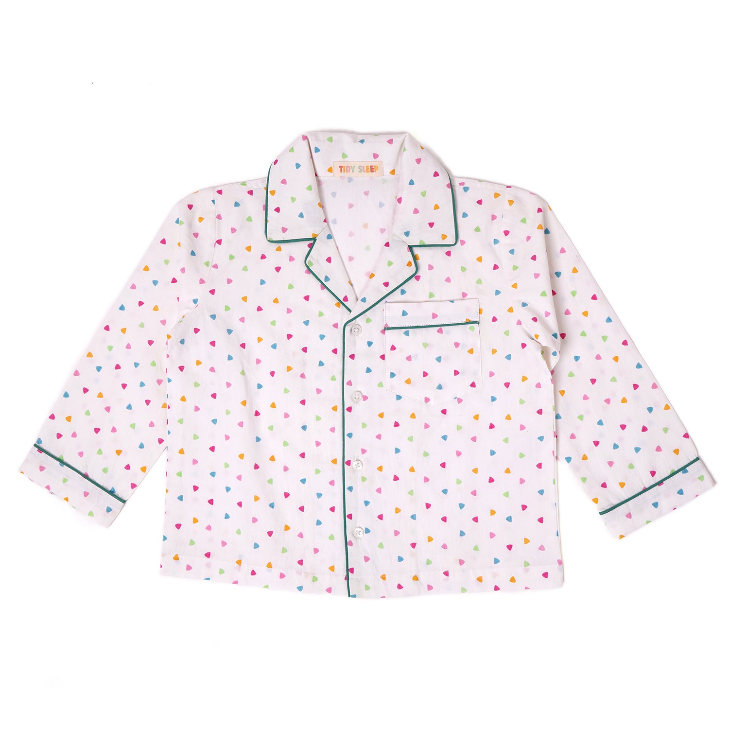 Triangle Print Night Suit