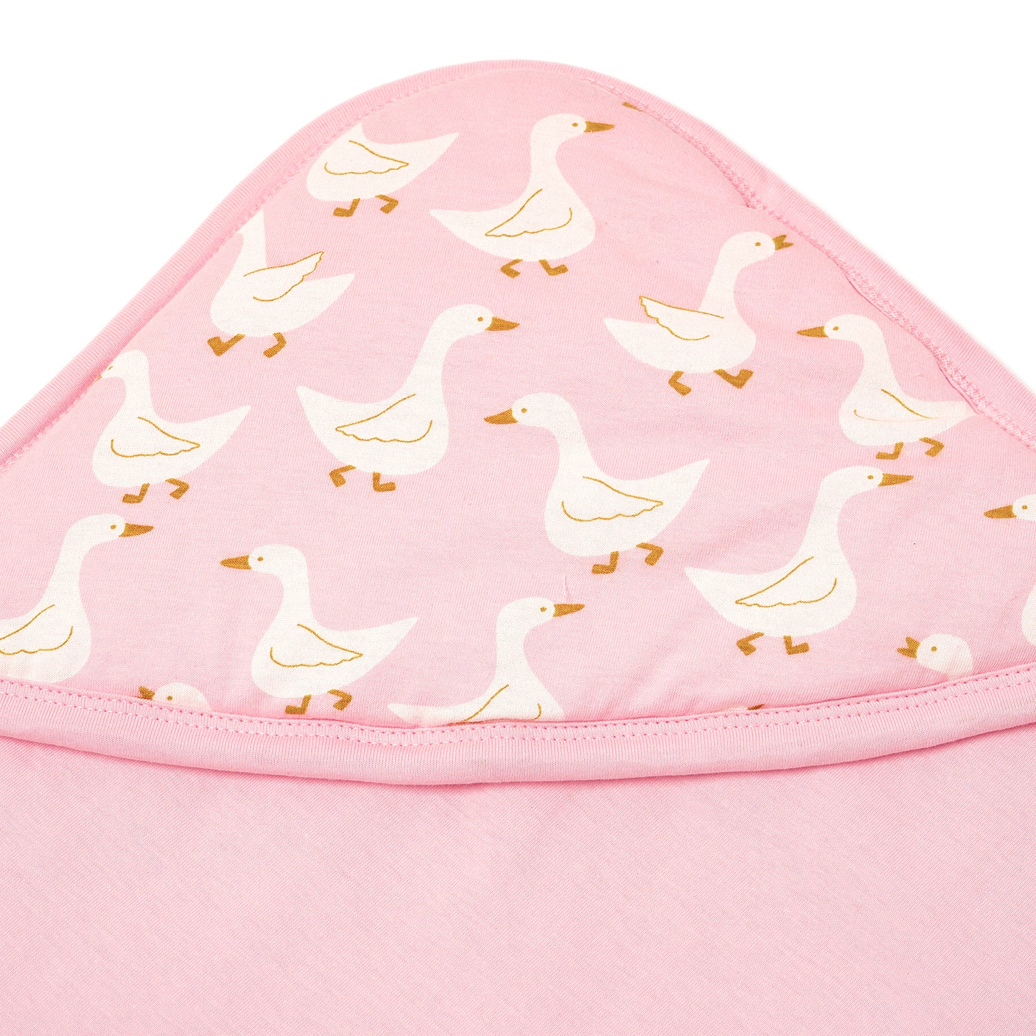 Hooded Blanket - Pink Duck