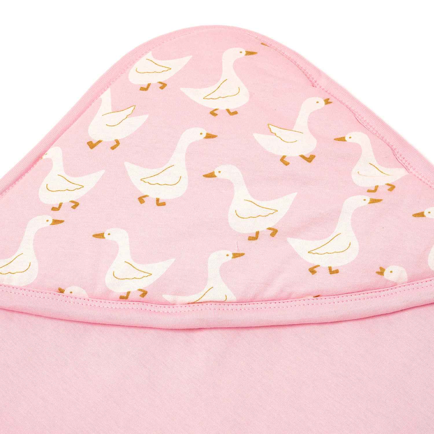 Hooded Blanket - Pink Duck