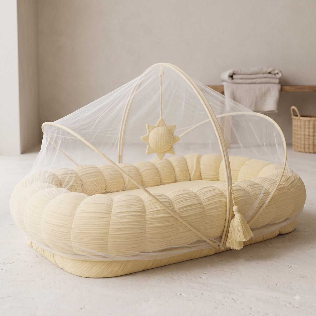 Baby Nest with Mosquito Net- Sun