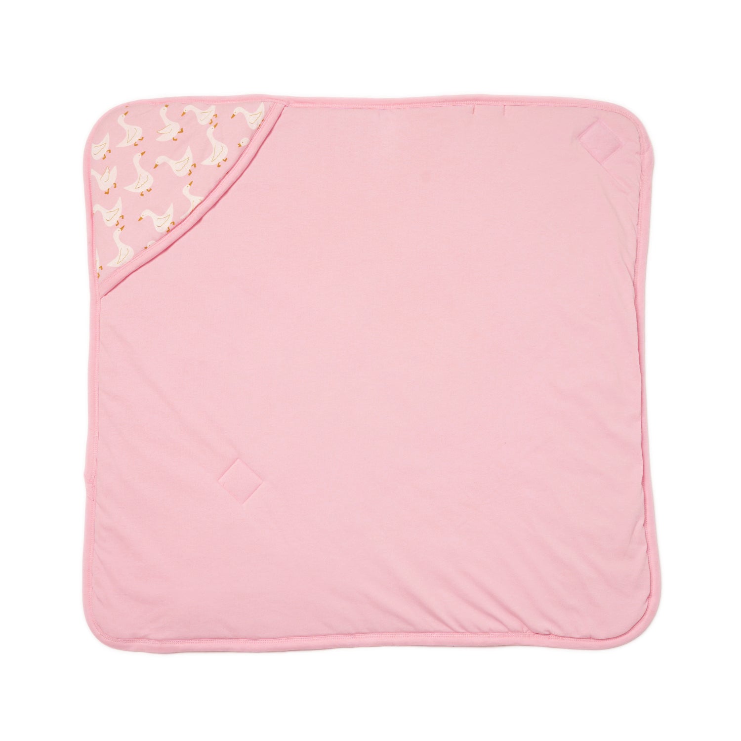 Hooded Blanket - Pink Duck