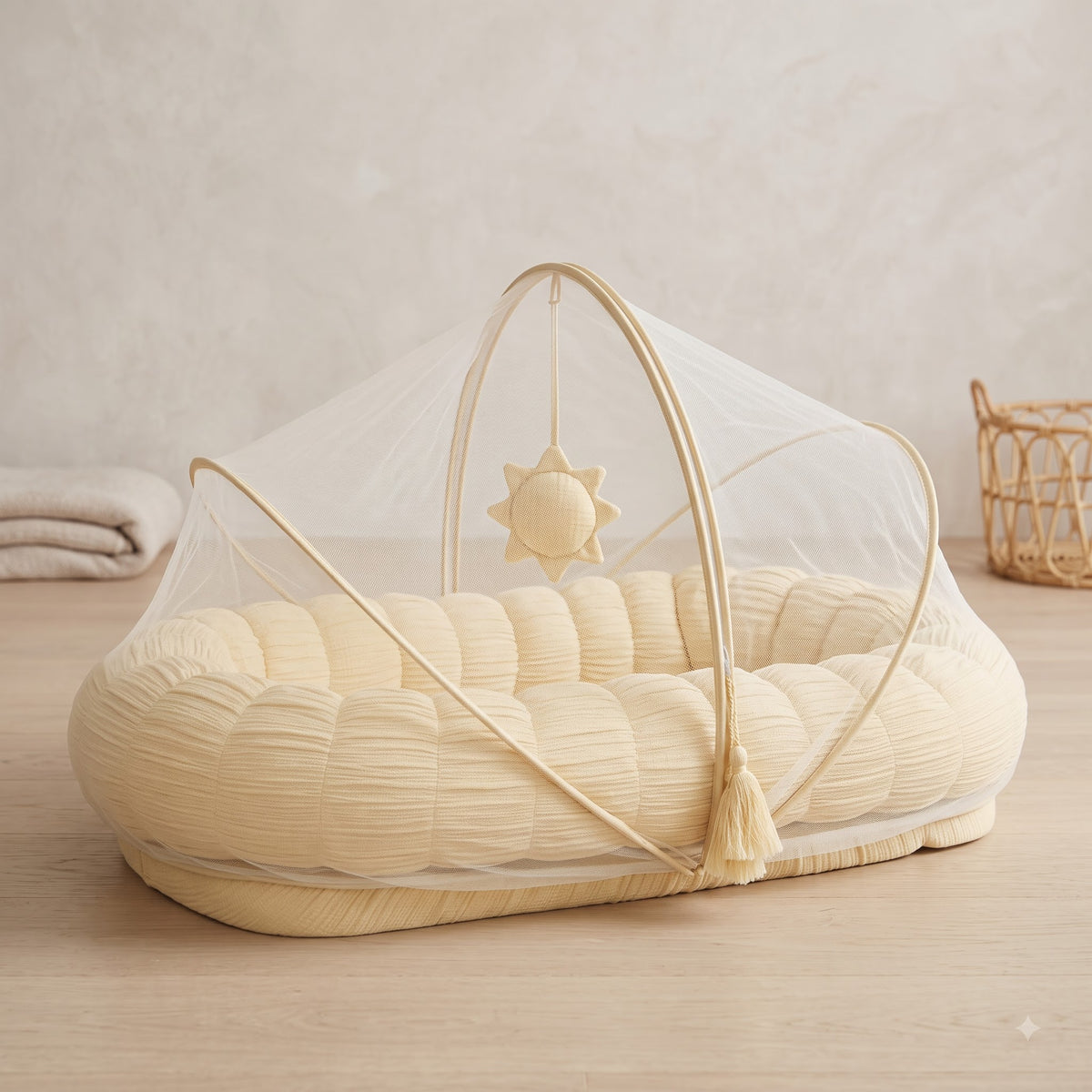 Baby Nest with Mosquito Net- Sun