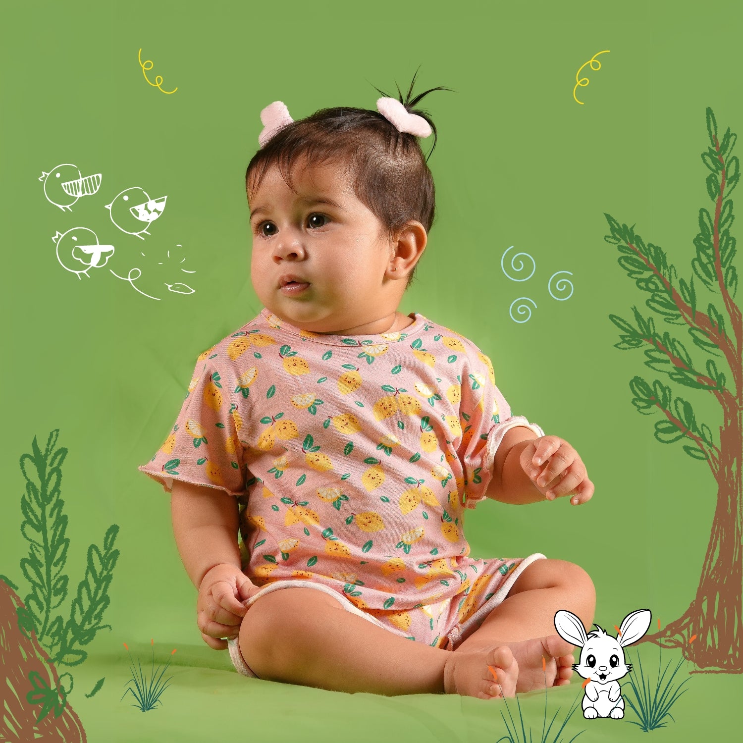 Lemon & Bee Cord Set