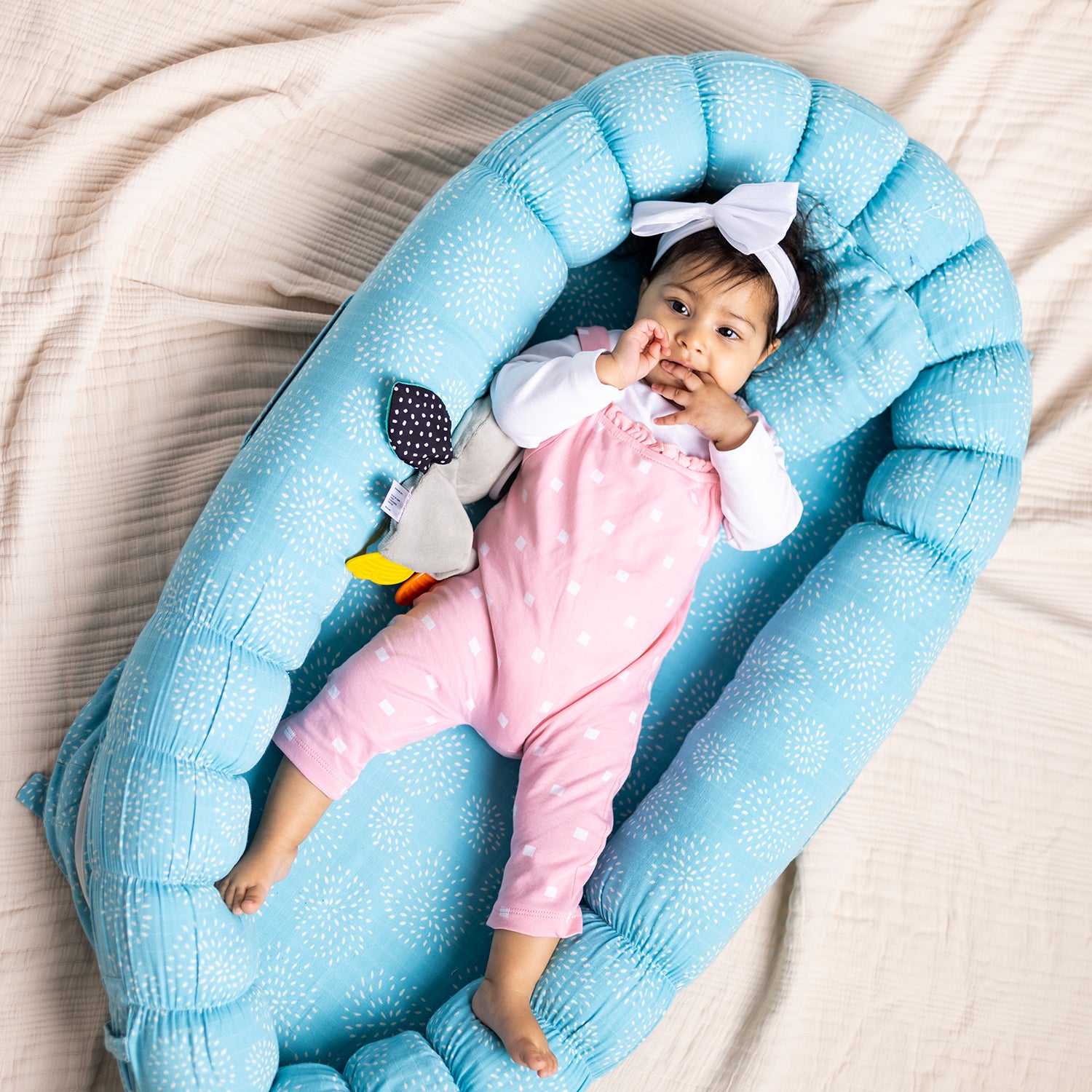 Baby Nest - Dandelion Blue