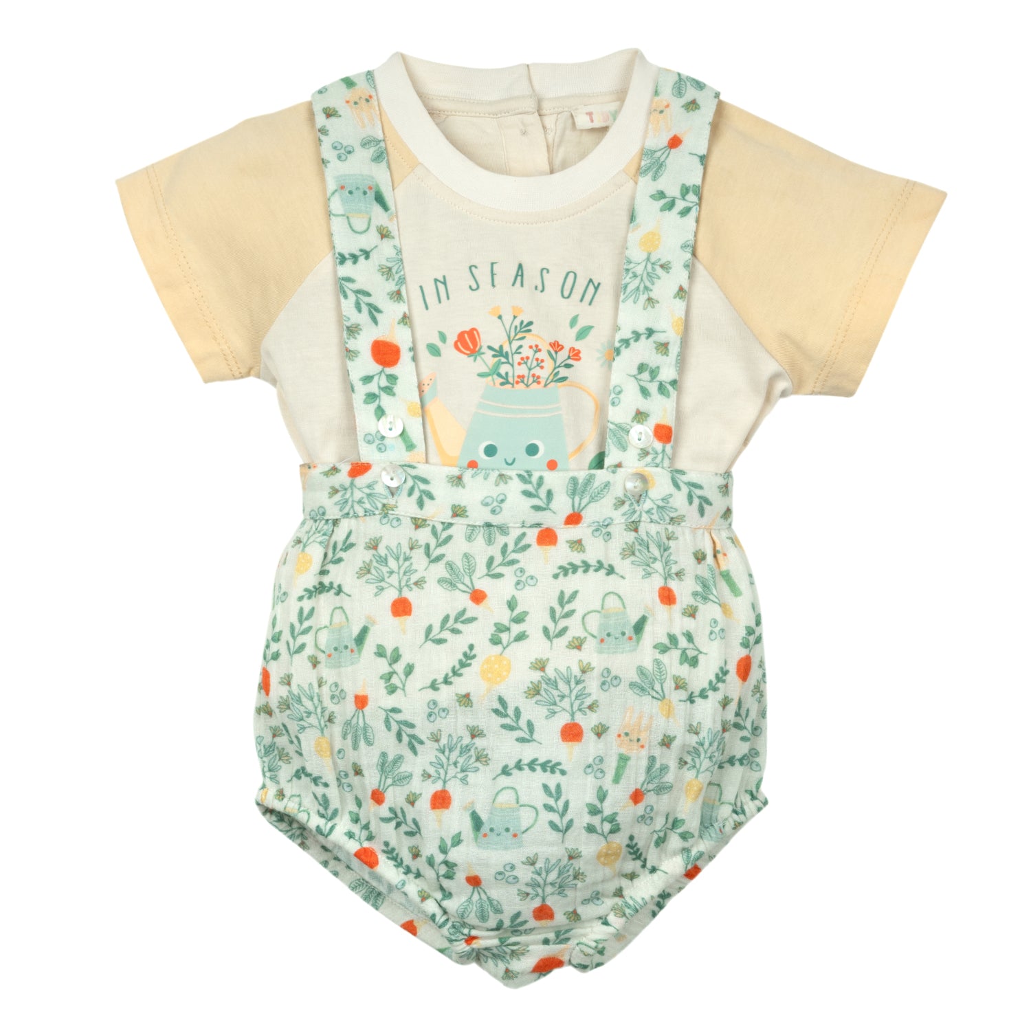 Gardener's Delight Tee & Dungree Set
