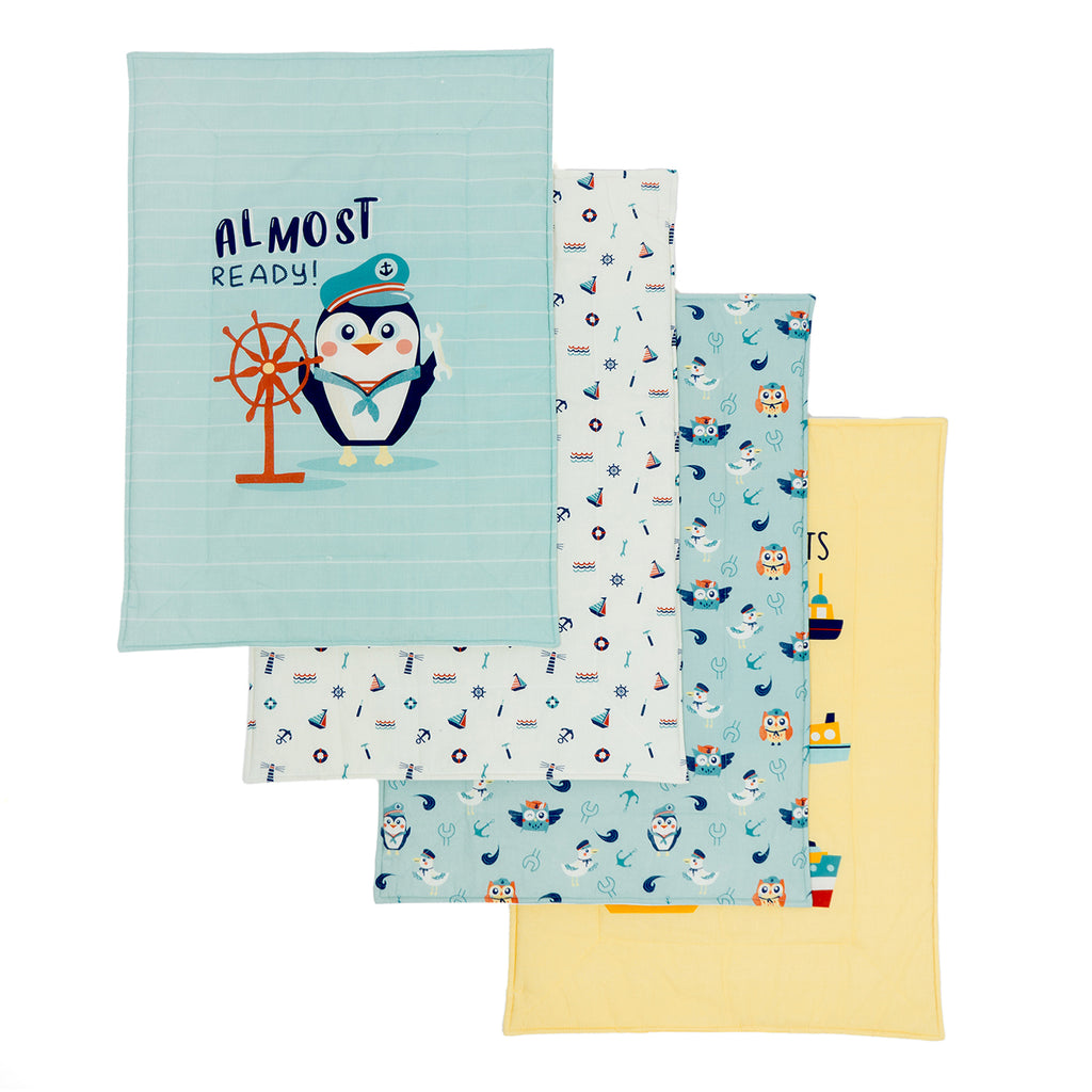 Changing Mat - Captain Penguin (Set of 4)