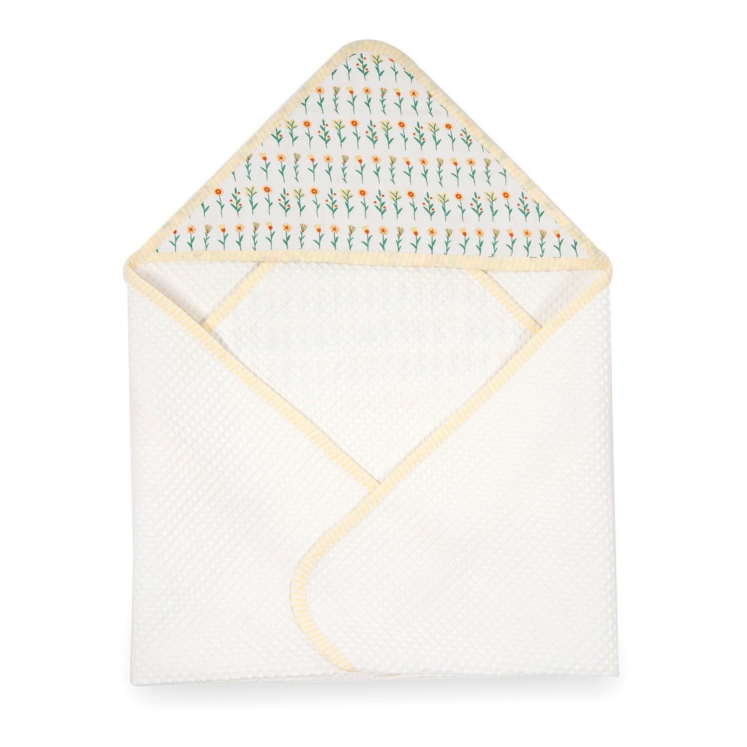 Waffle Bath Towel - Flora