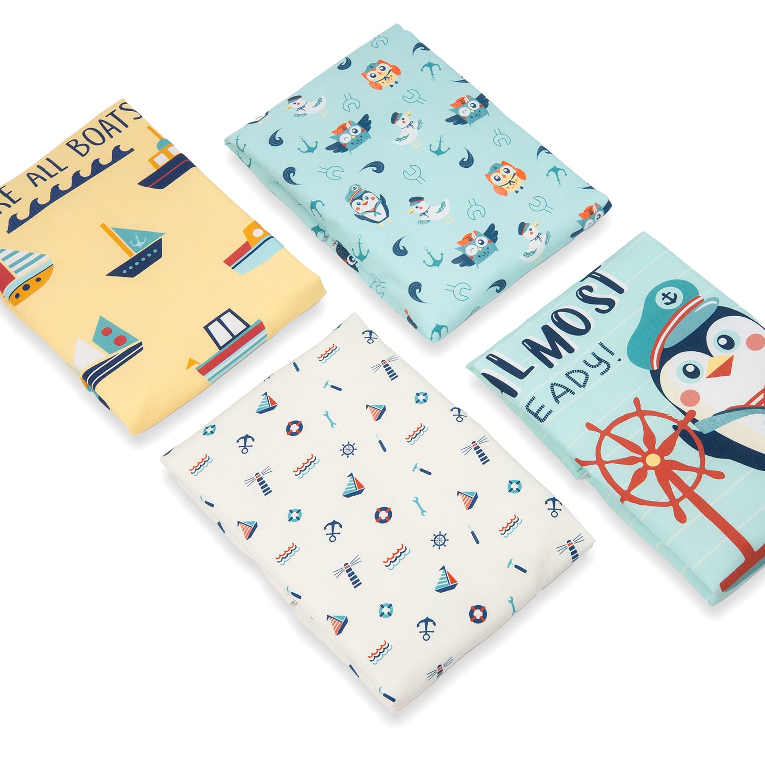 Changing Mat - Captain Penguin (Set of 4)