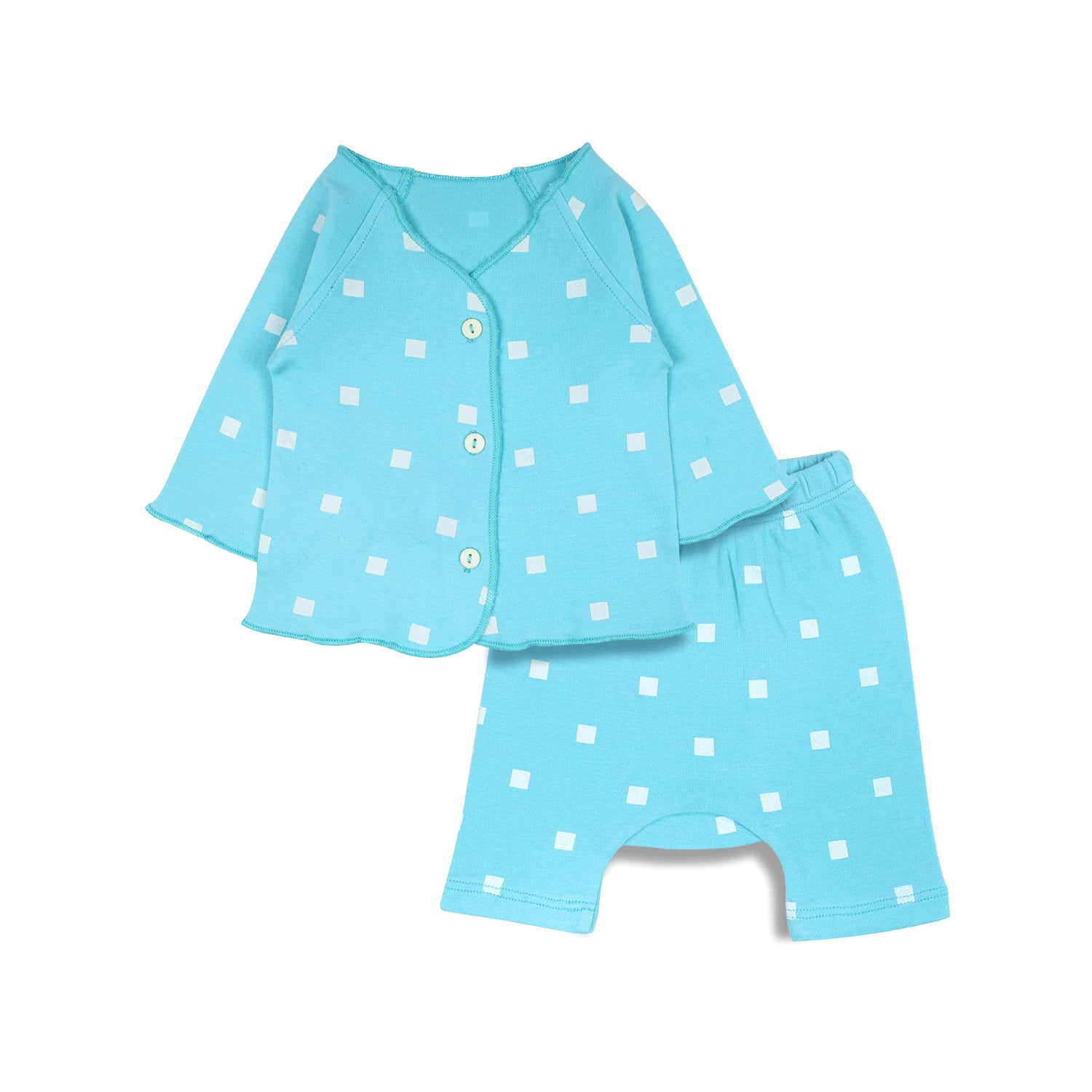 Blue Polka - Jhabla Set