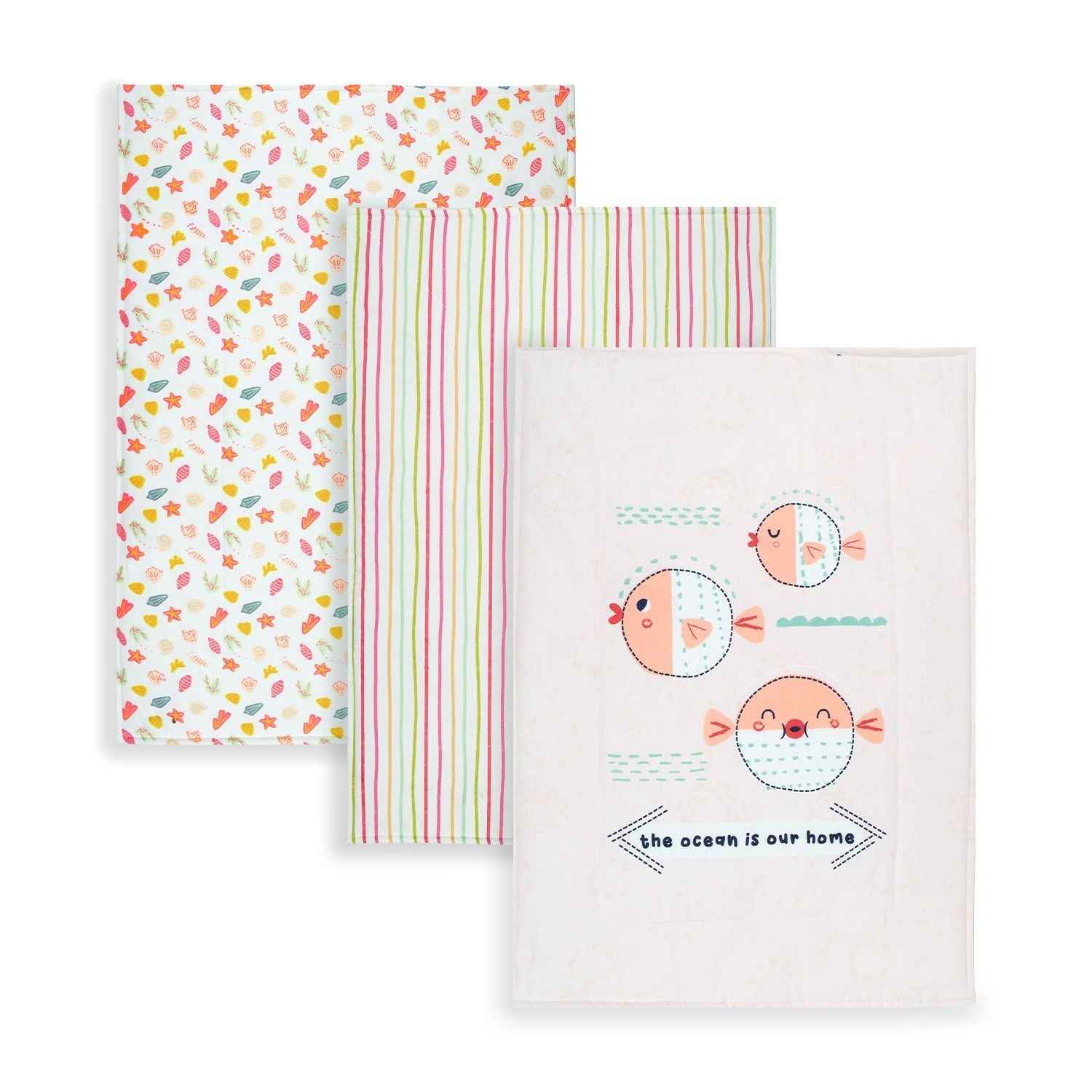 New Born Baby Essentials Box Multicolor - Pack of 4